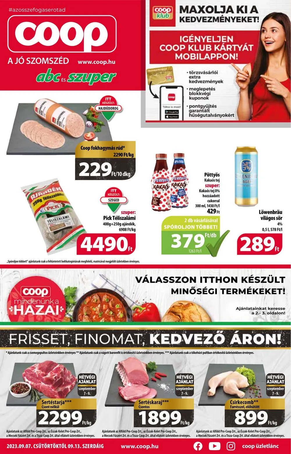 Coop akciós újság Abc 09.07–09.13