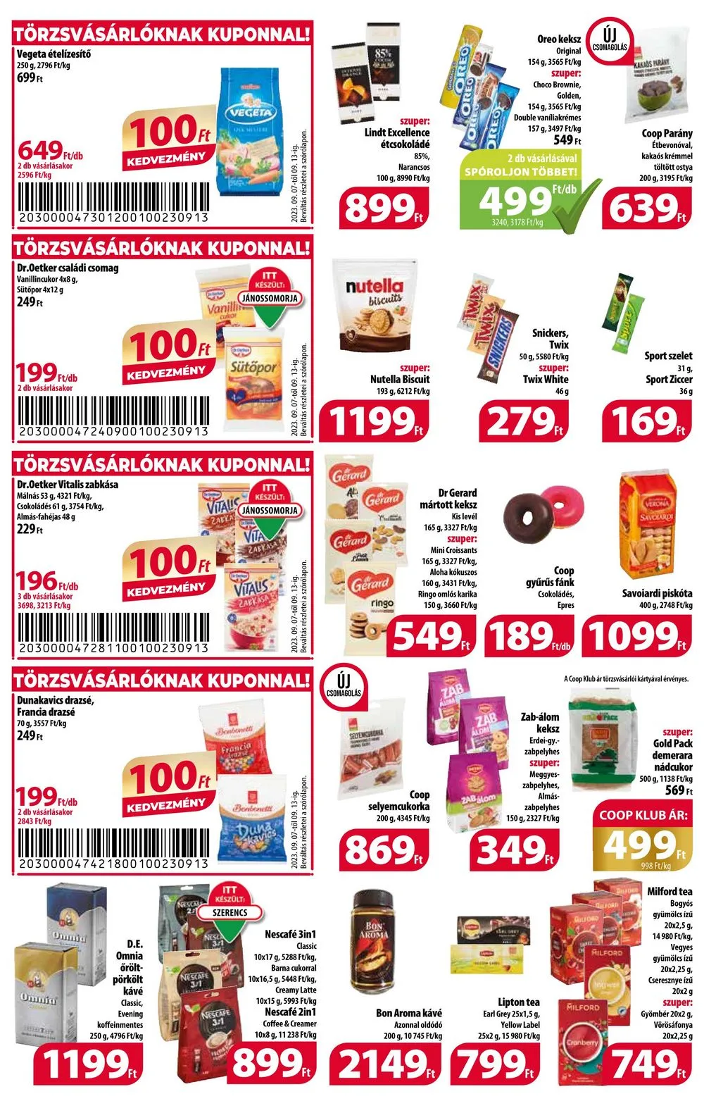 Coop akciós újság Abc 09.07–09.13 – 6. oldal
