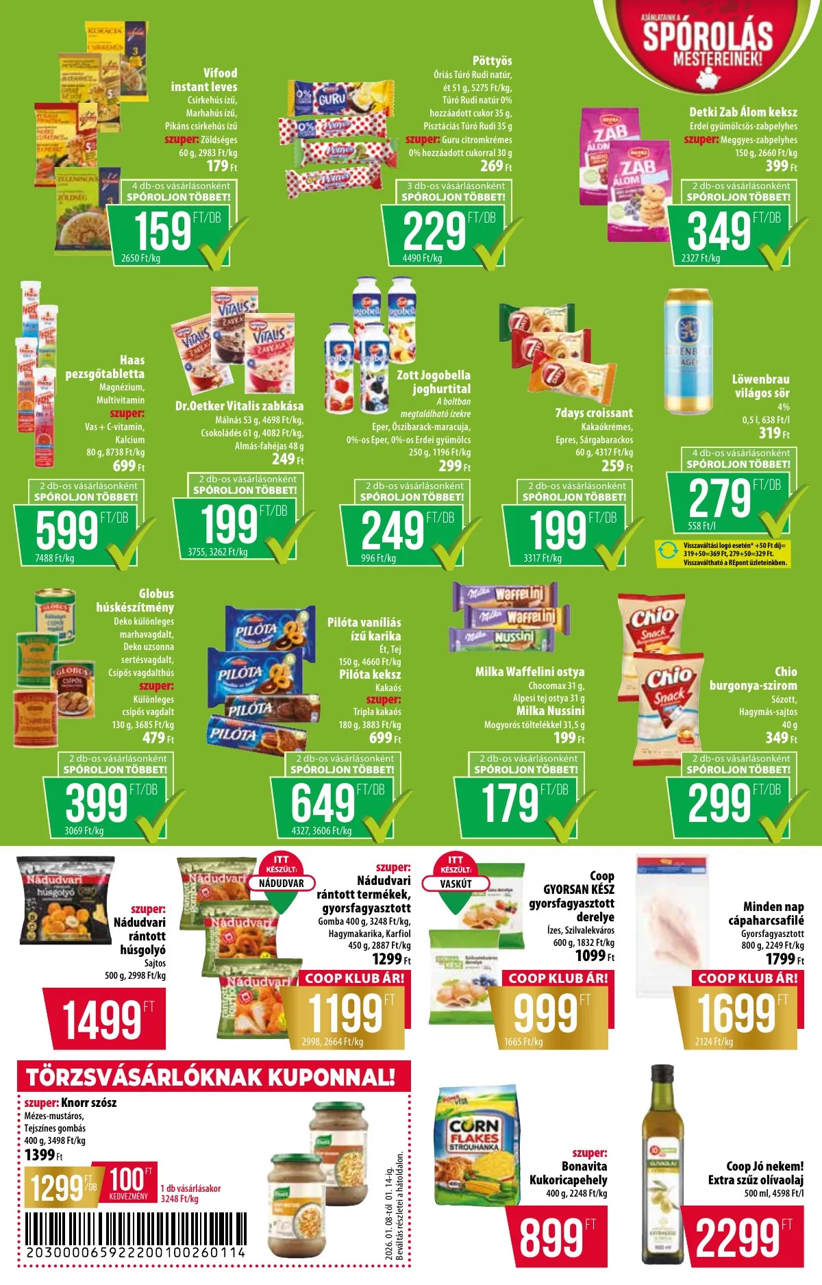 Coop akciós újság Afold 01.08–01.14 – 5. oldal
