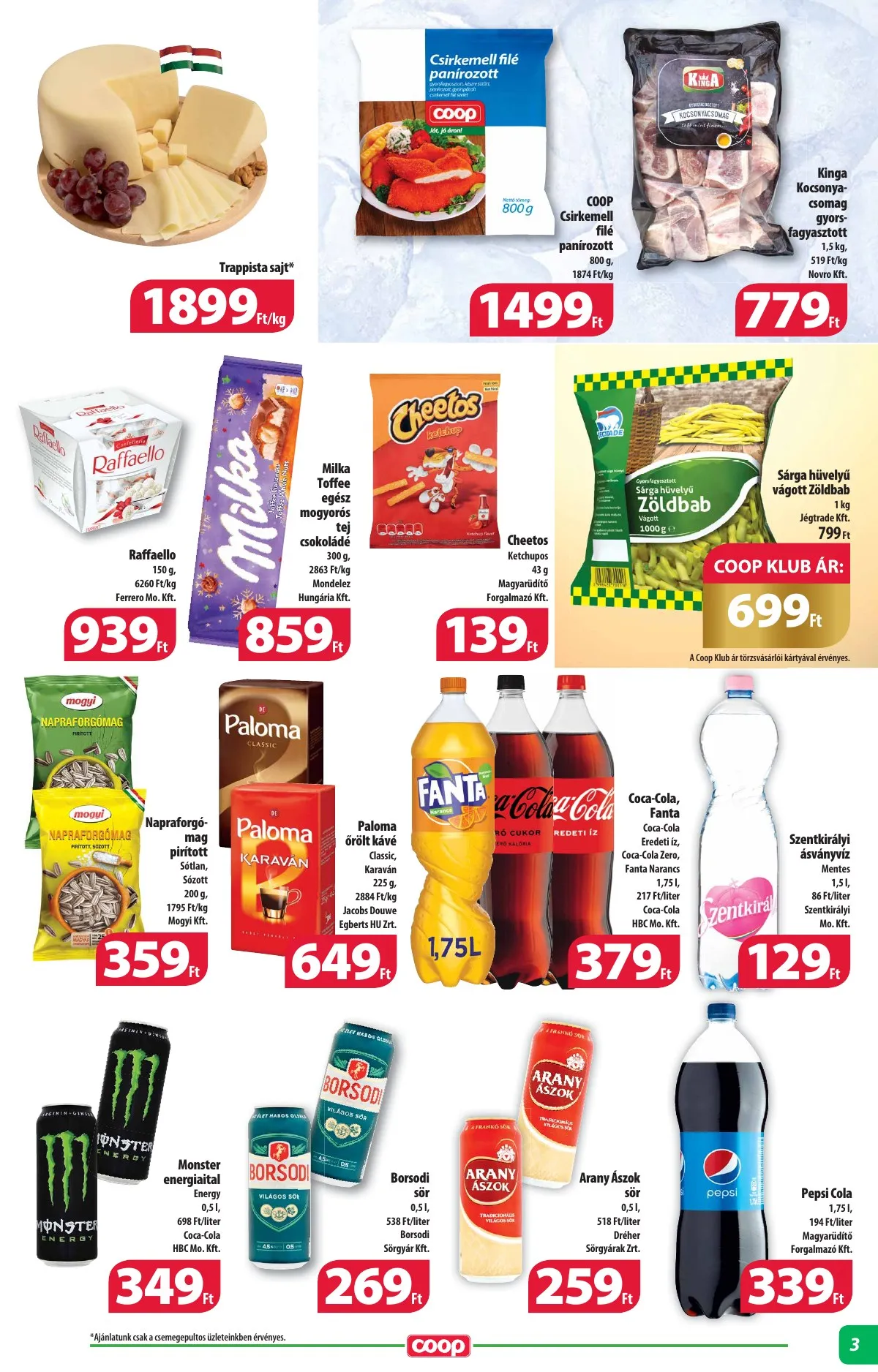 Coop akciós újság Alföld mini 02.16–03.01 – 3. oldal