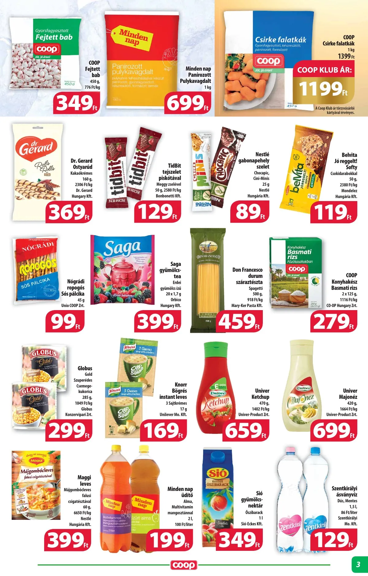 Coop akciós újság Alföld mini 03.16–03.29 – 3. oldal