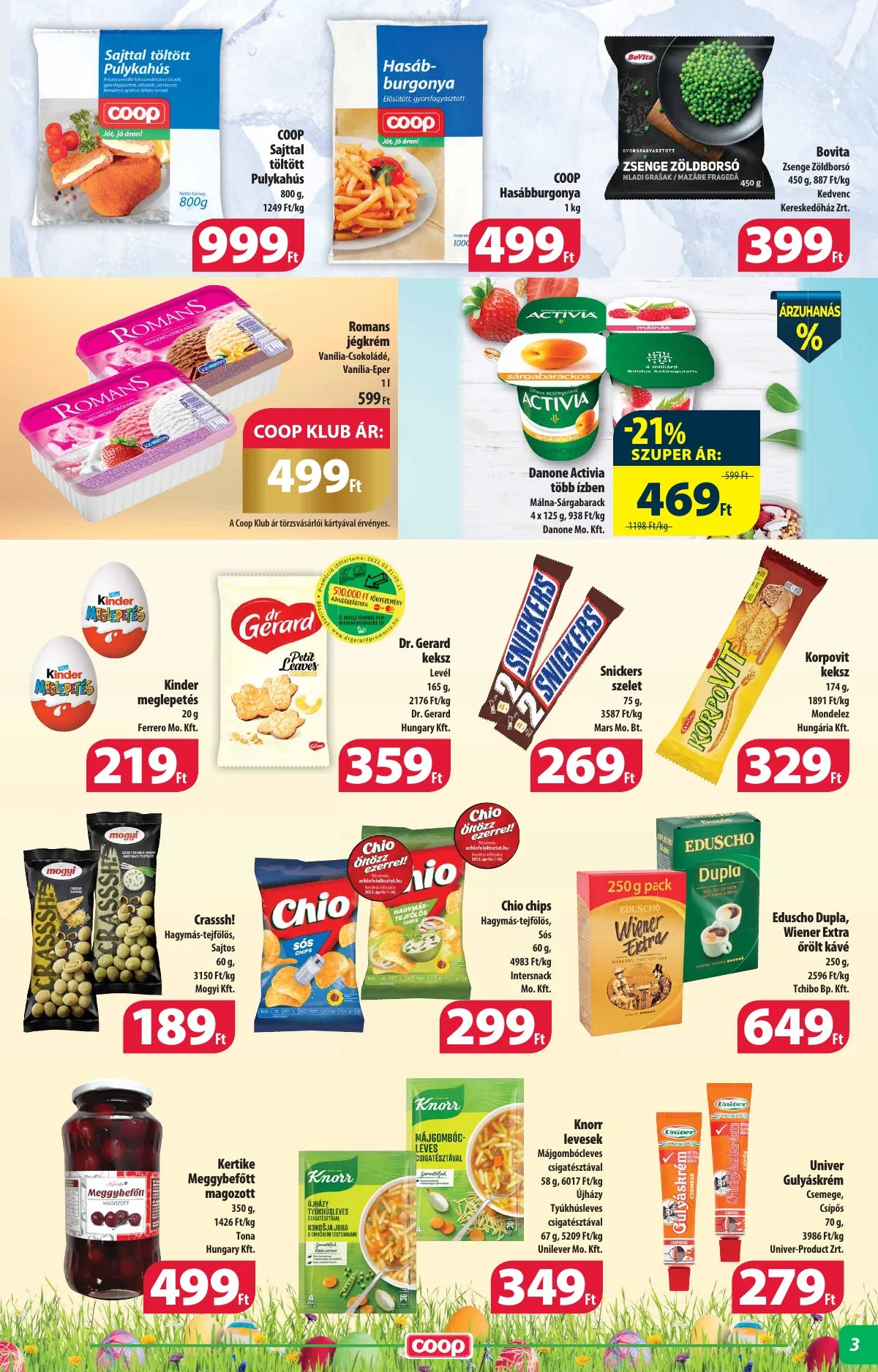 Coop akciós újság Alföld mini 04.08–04.26 – 3. oldal