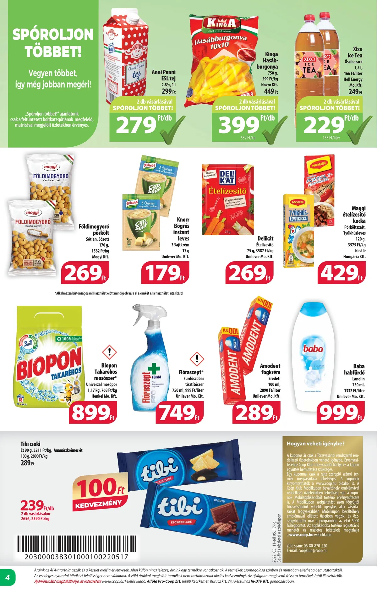 Coop akciós újság Alföld mini 05.11–05.31 – 4. oldal