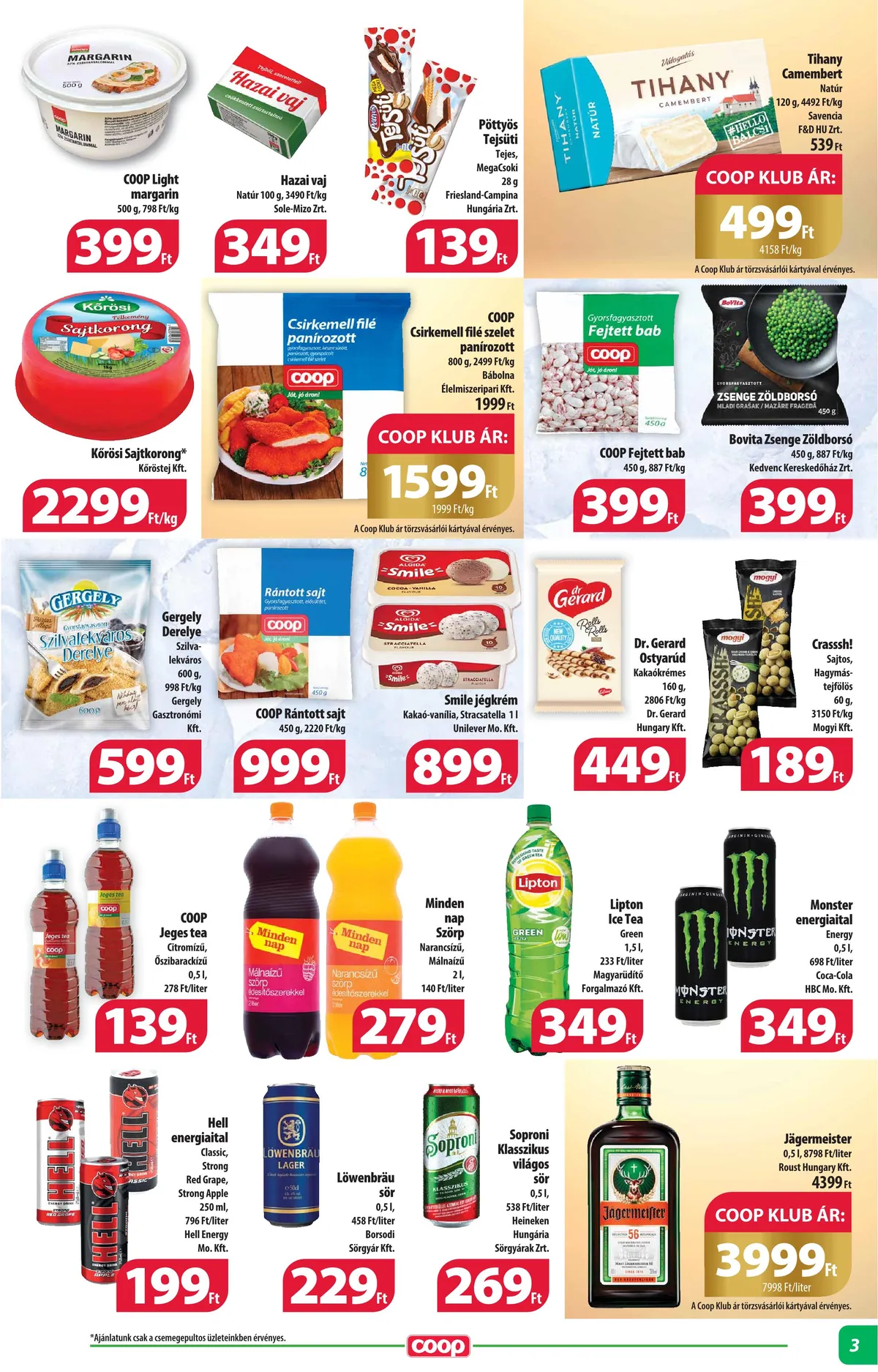 Coop akciós újság Alföld mini 06.15–06.28 – 3. oldal
