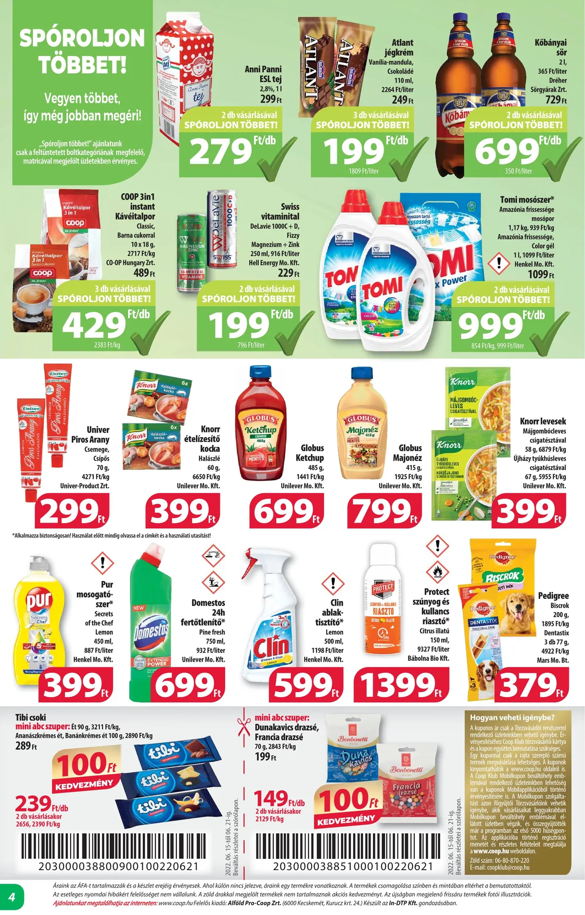 Coop akciós újság Alföld mini 06.15–06.28 – 4. oldal
