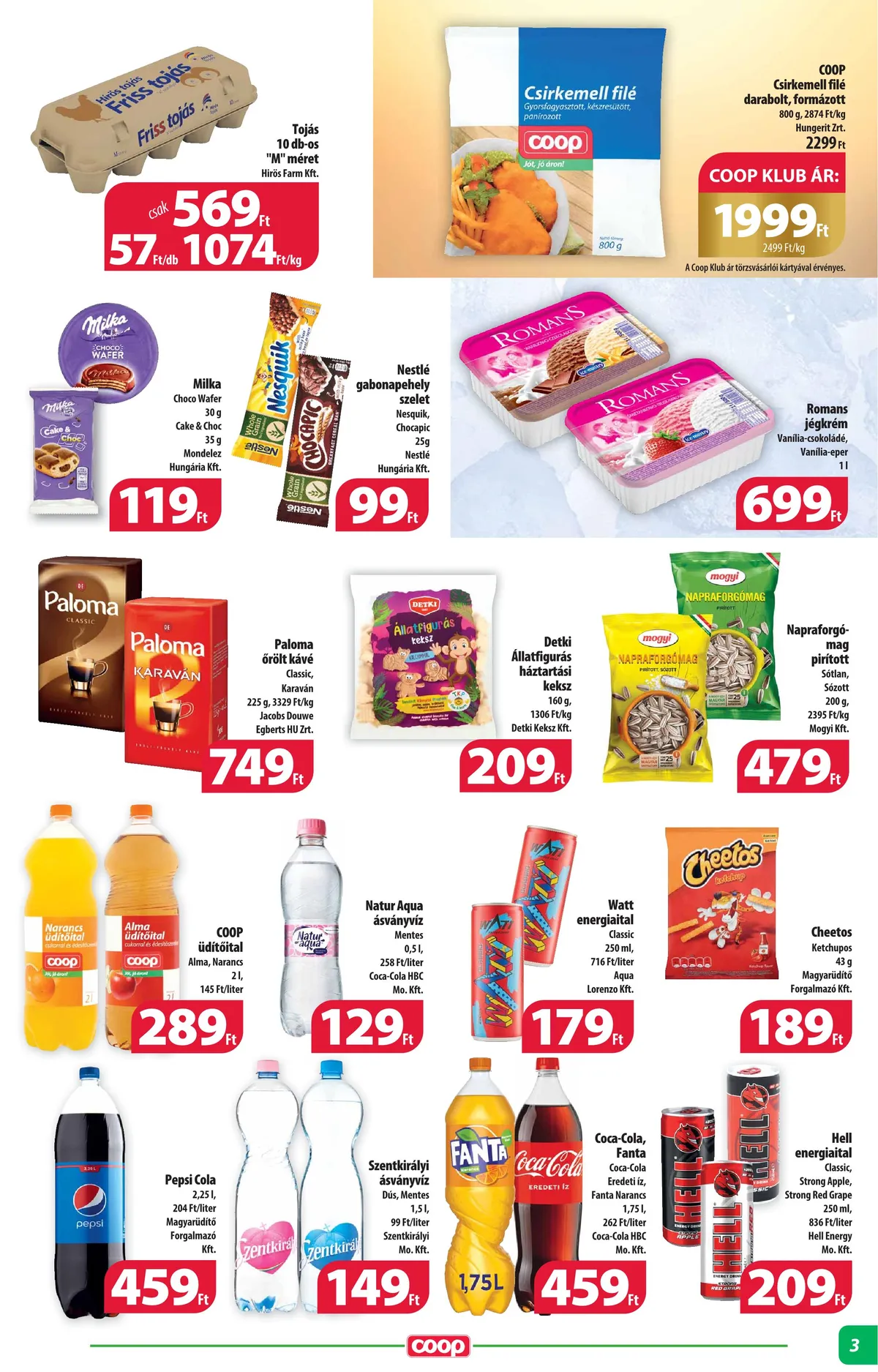 Coop akciós újság Alföld mini 07.13–08.02 – 3. oldal