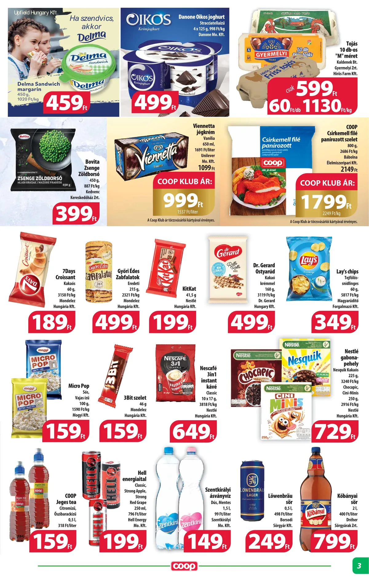 Coop akciós újság Alföld mini 09.14–09.27 – 3. oldal