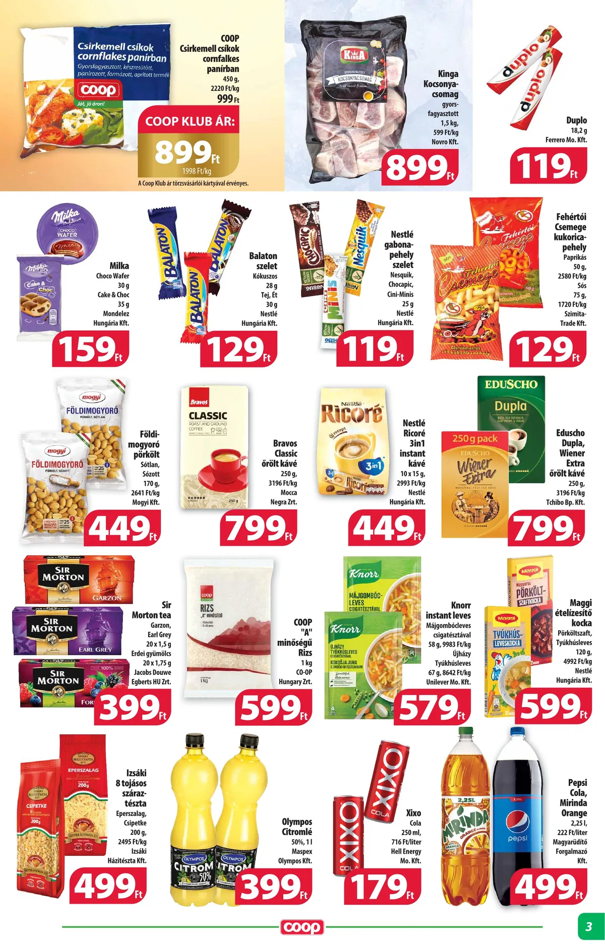 Coop akciós újság Alföld mini 11.16–11.29 – 3. oldal