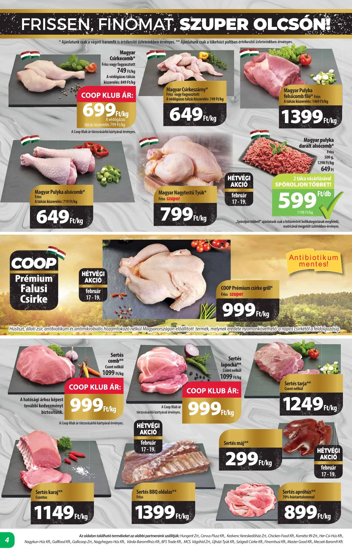 Coop akciós újság Alföld 02.16–02.22 – 4. oldal