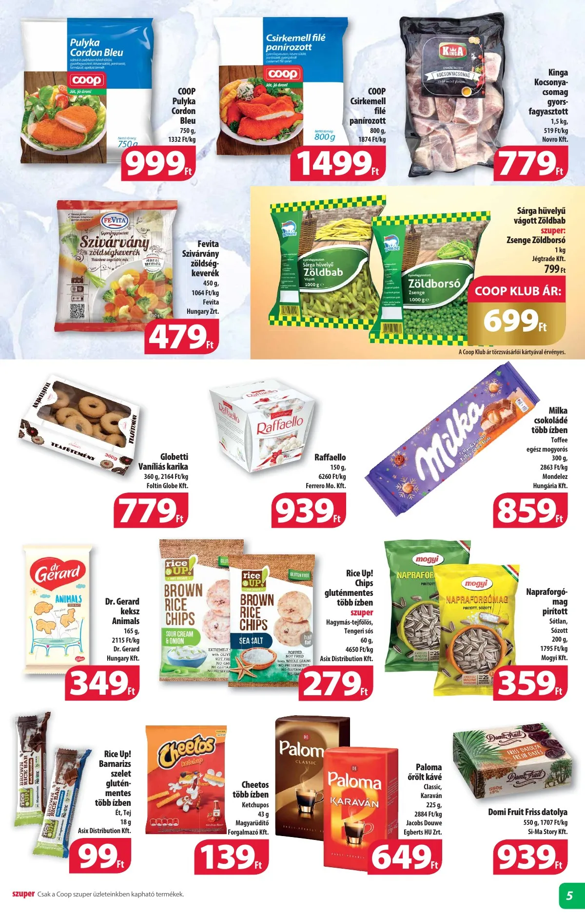 Coop akciós újság Alföld 02.16–02.22 – 5. oldal