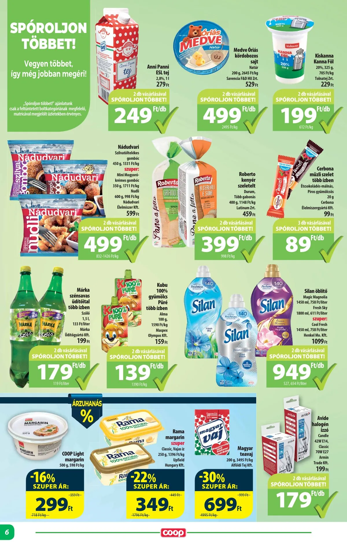 Coop akciós újság Alföld 02.16–02.22 – 6. oldal