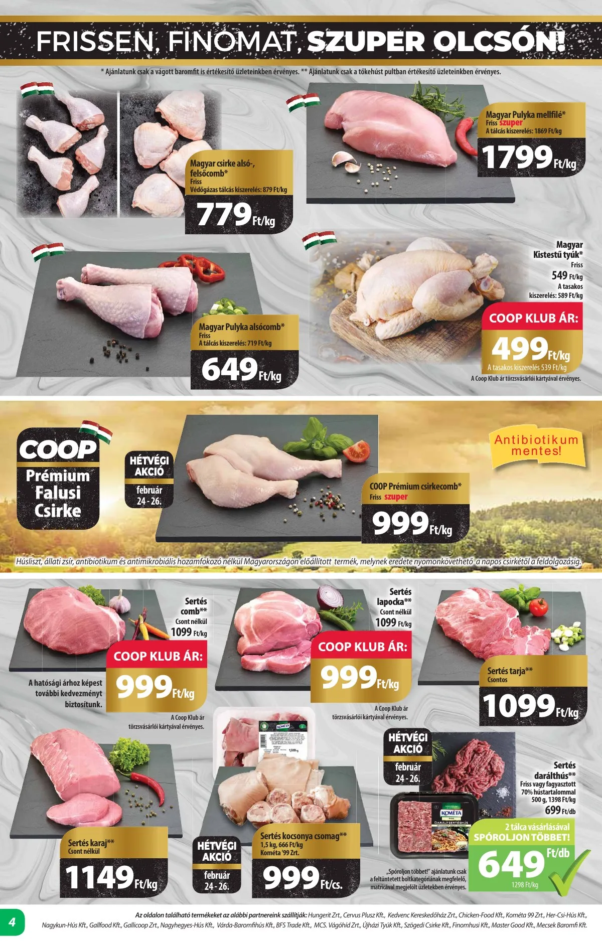 Coop akciós újság Alföld 02.23–03.01 – 4. oldal