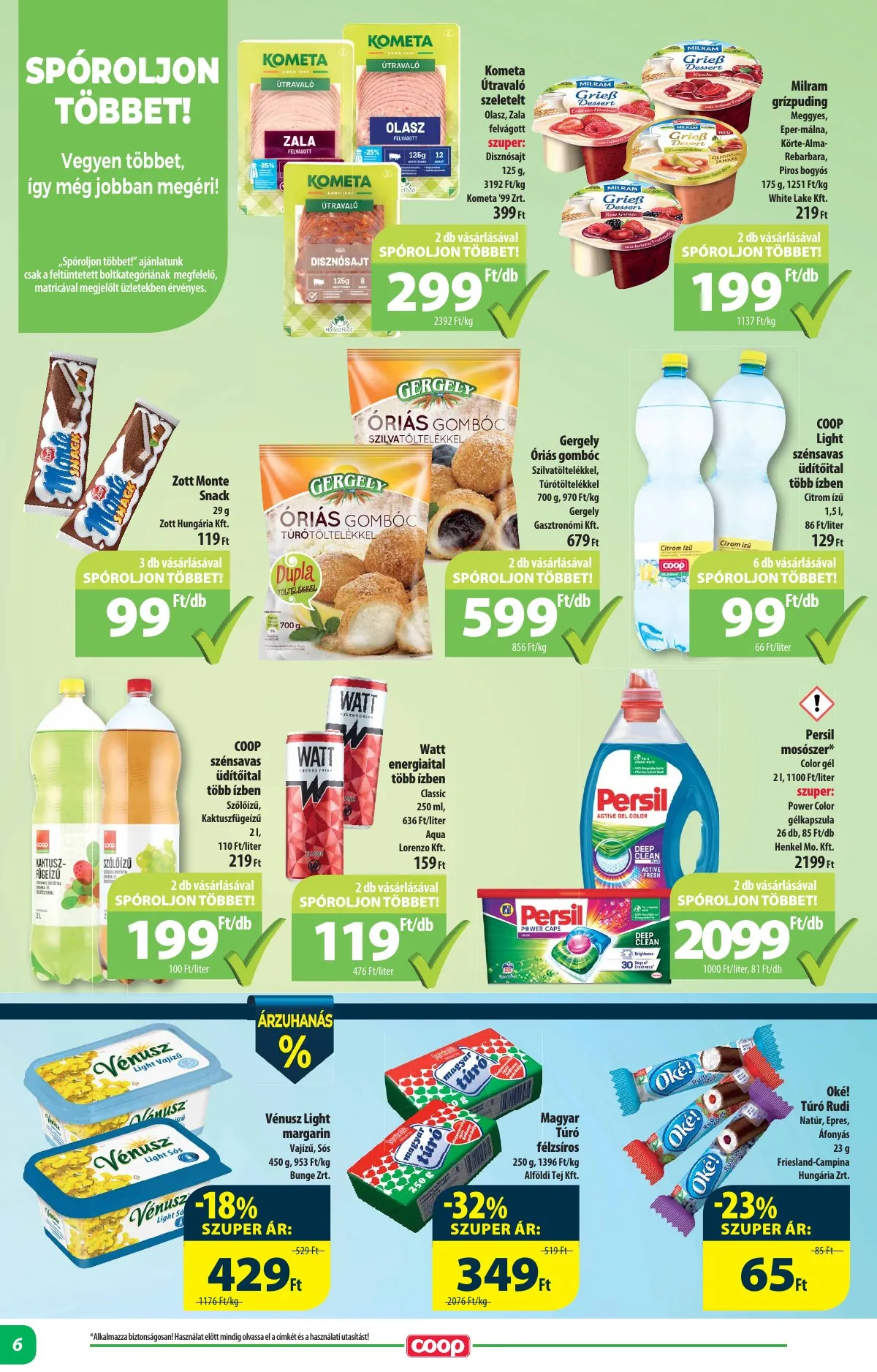 Coop akciós újság Alföld 02.23–03.01 – 6. oldal