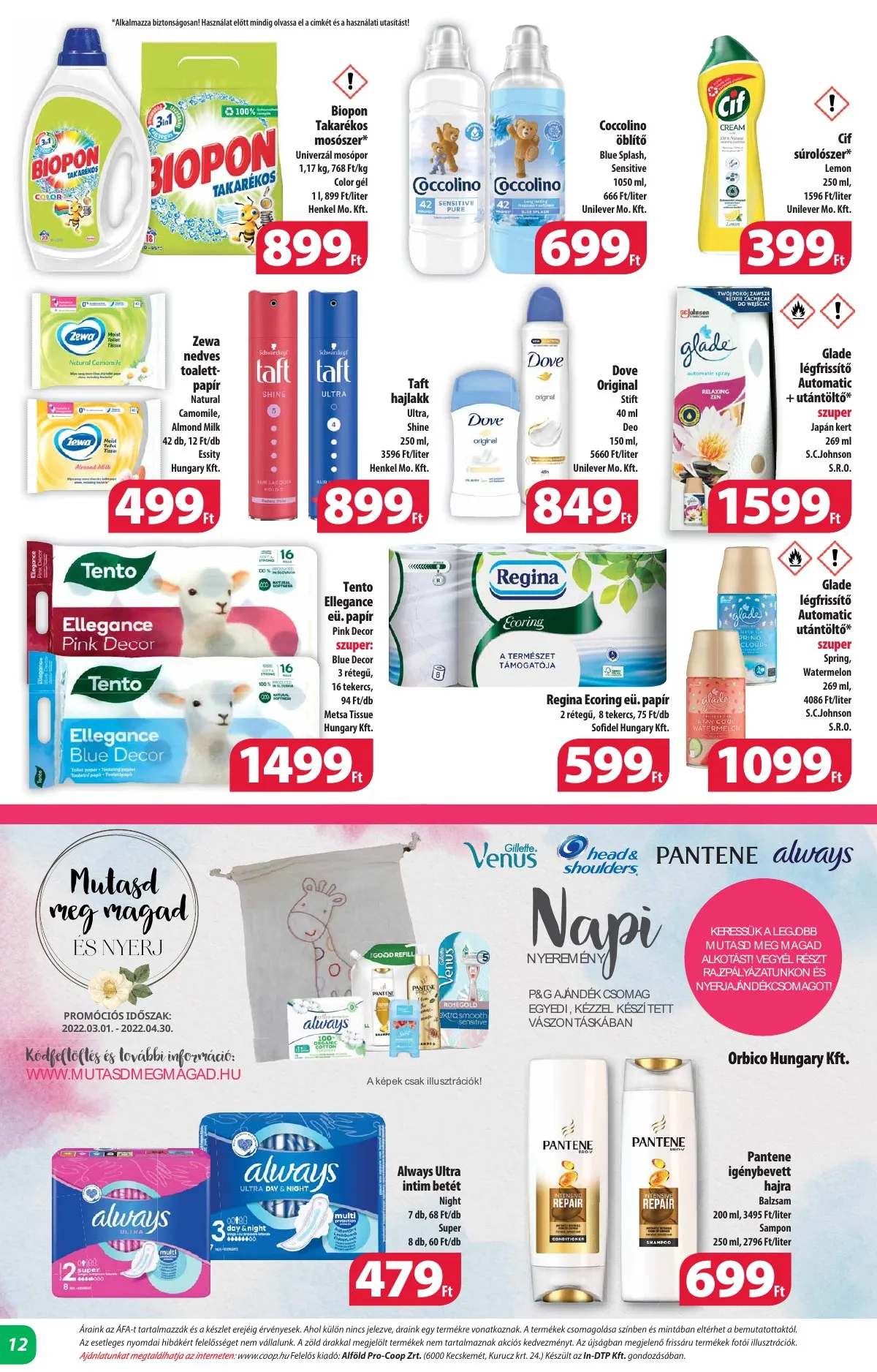 Coop akciós újság Alföld 03.16–03.22 – 12. oldal