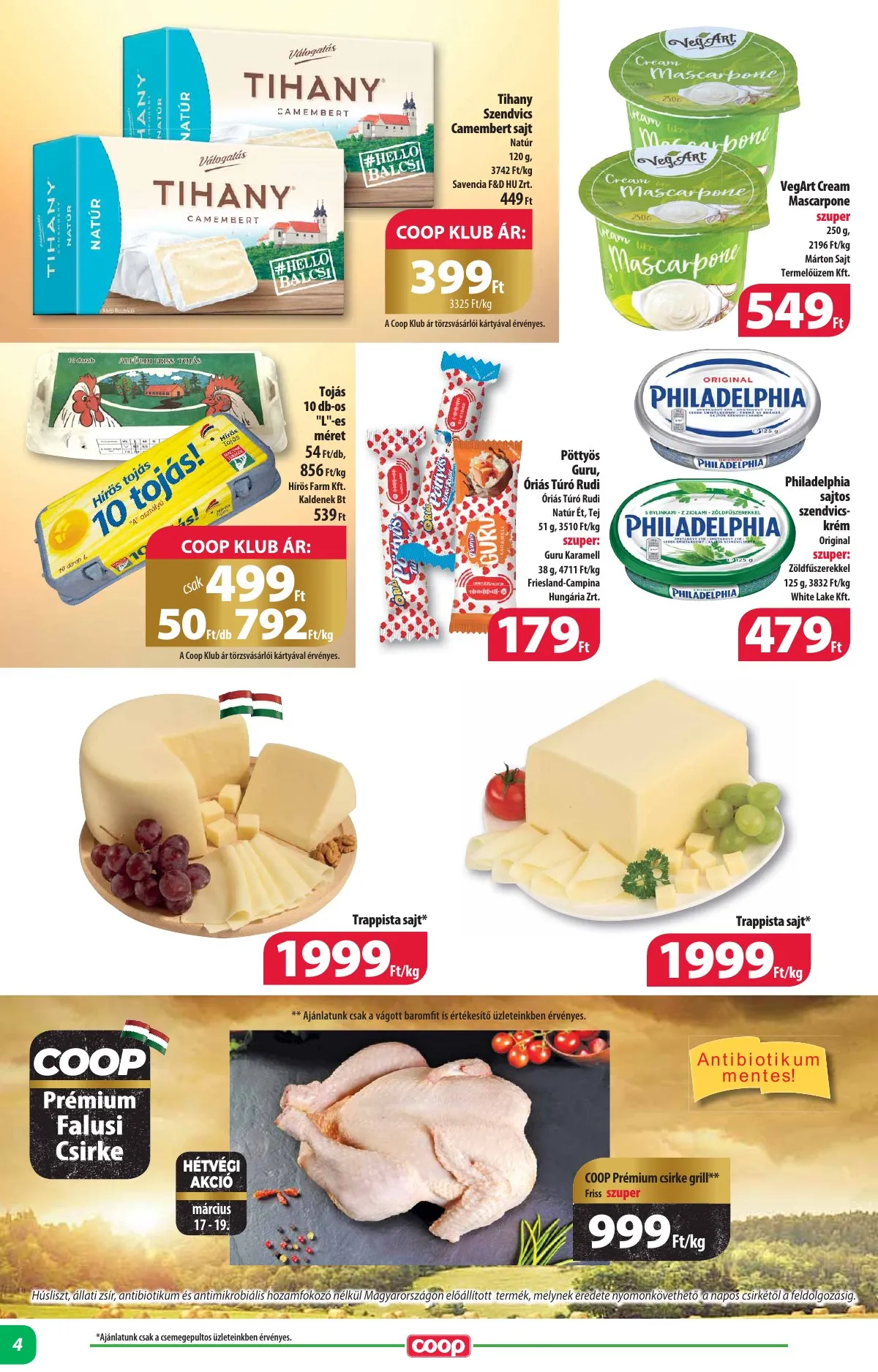 Coop akciós újság Alföld 03.16–03.22 – 4. oldal