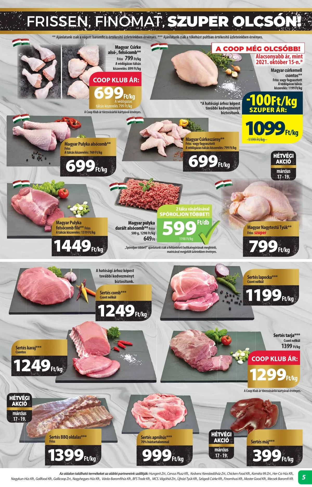 Coop akciós újság Alföld 03.16–03.22 – 5. oldal