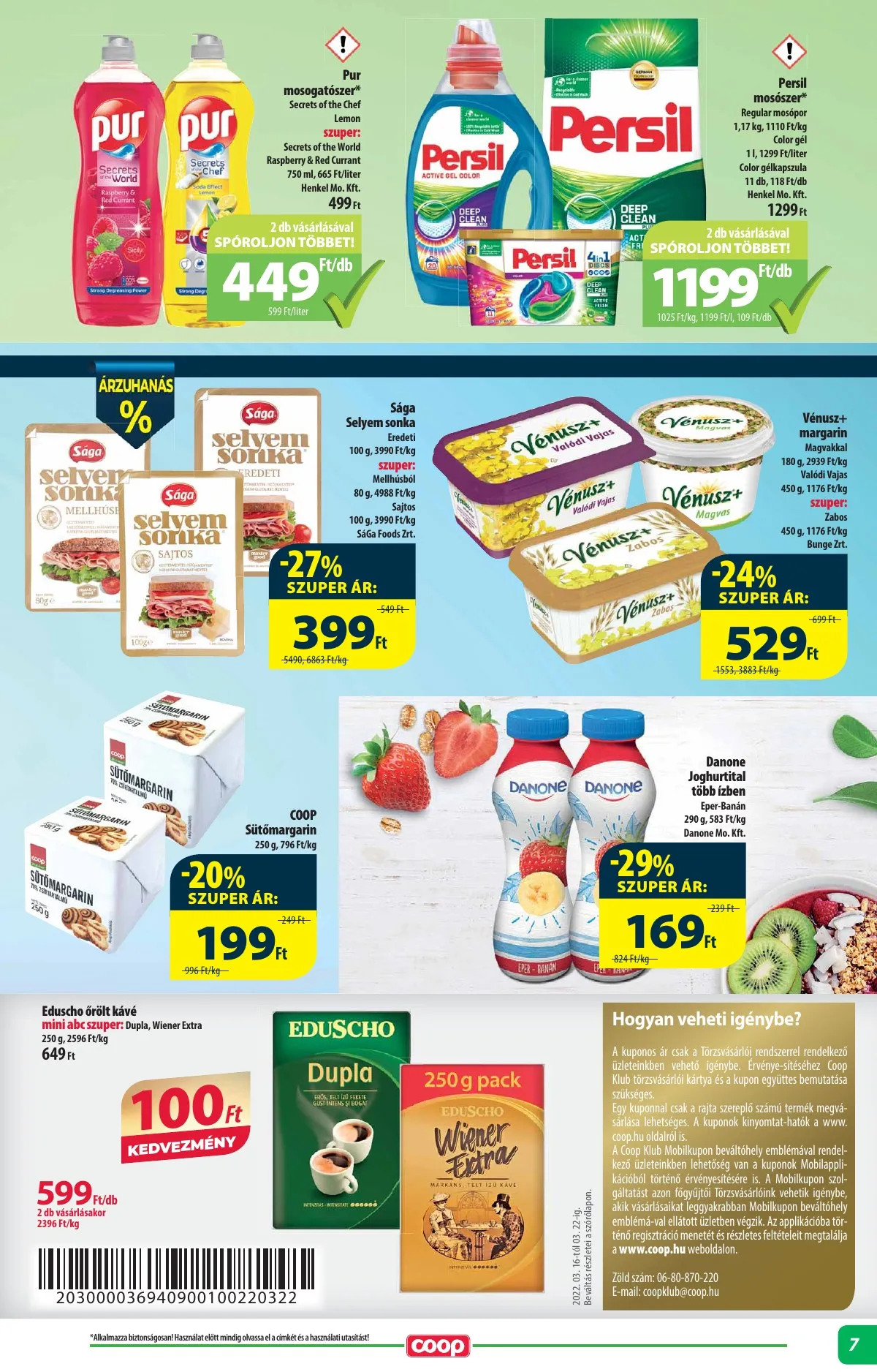 Coop akciós újság Alföld 03.16–03.22 – 7. oldal