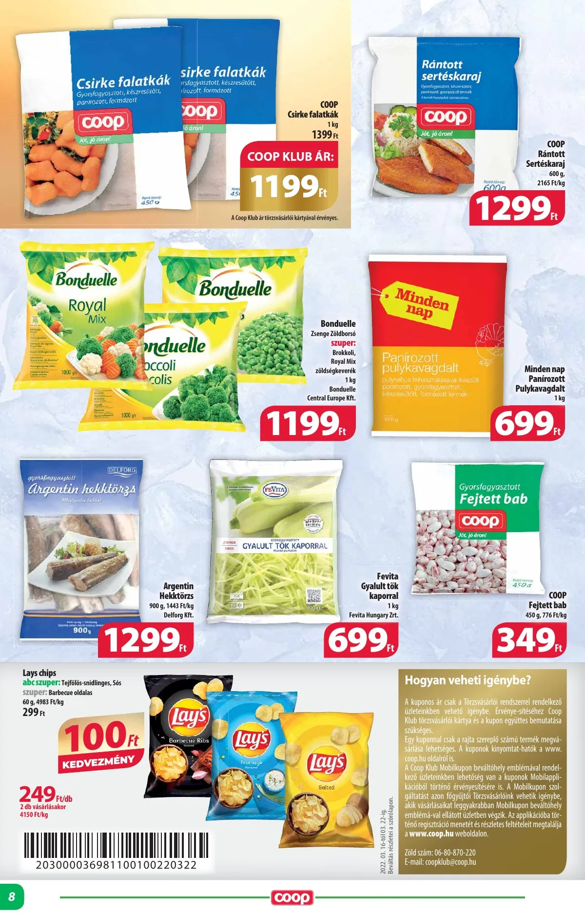Coop akciós újság Alföld 03.16–03.22 – 8. oldal