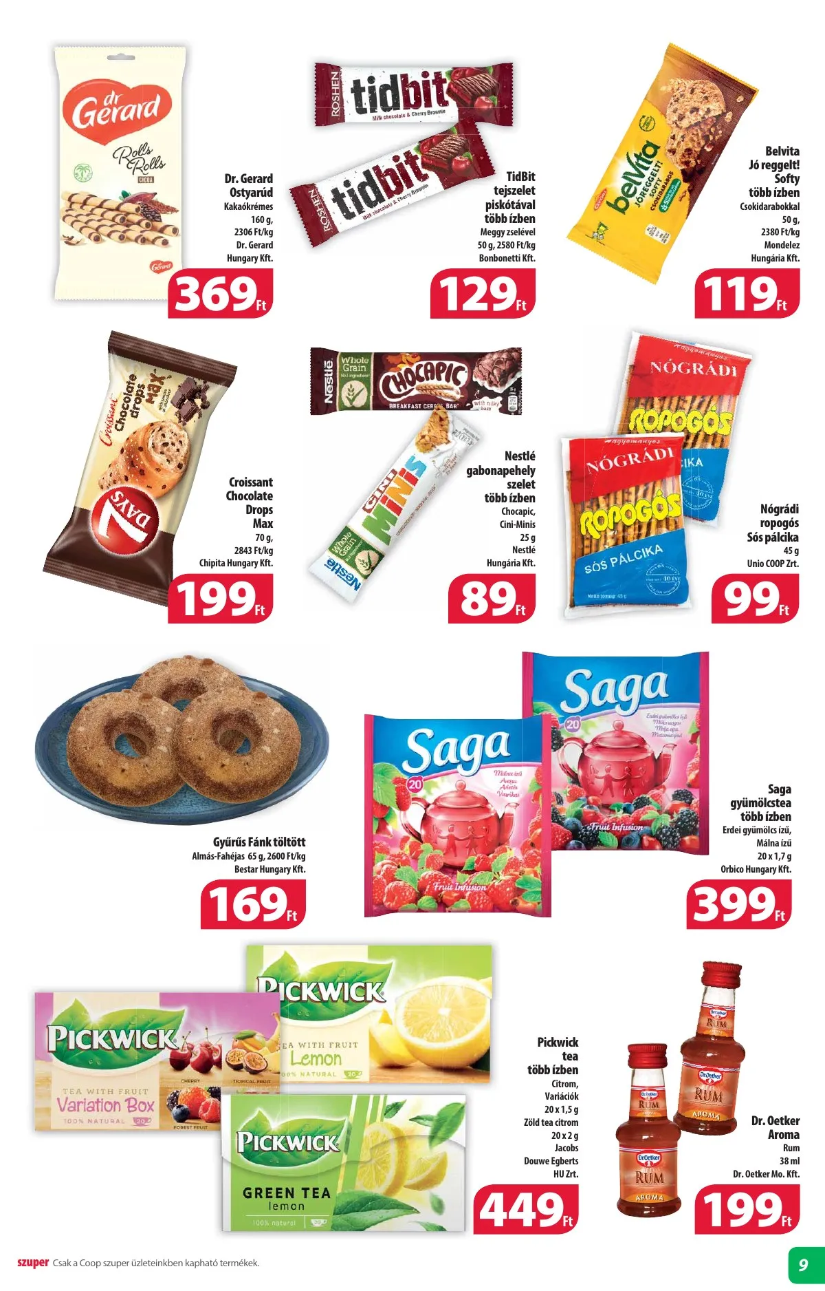 Coop akciós újság Alföld 03.16–03.22 – 9. oldal