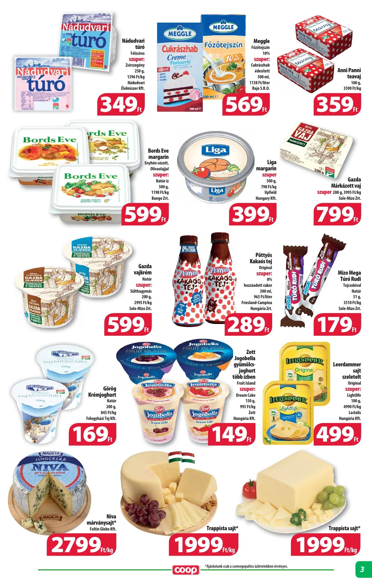 Coop akciós újság Alföld 03.23–03.29 – 3. oldal