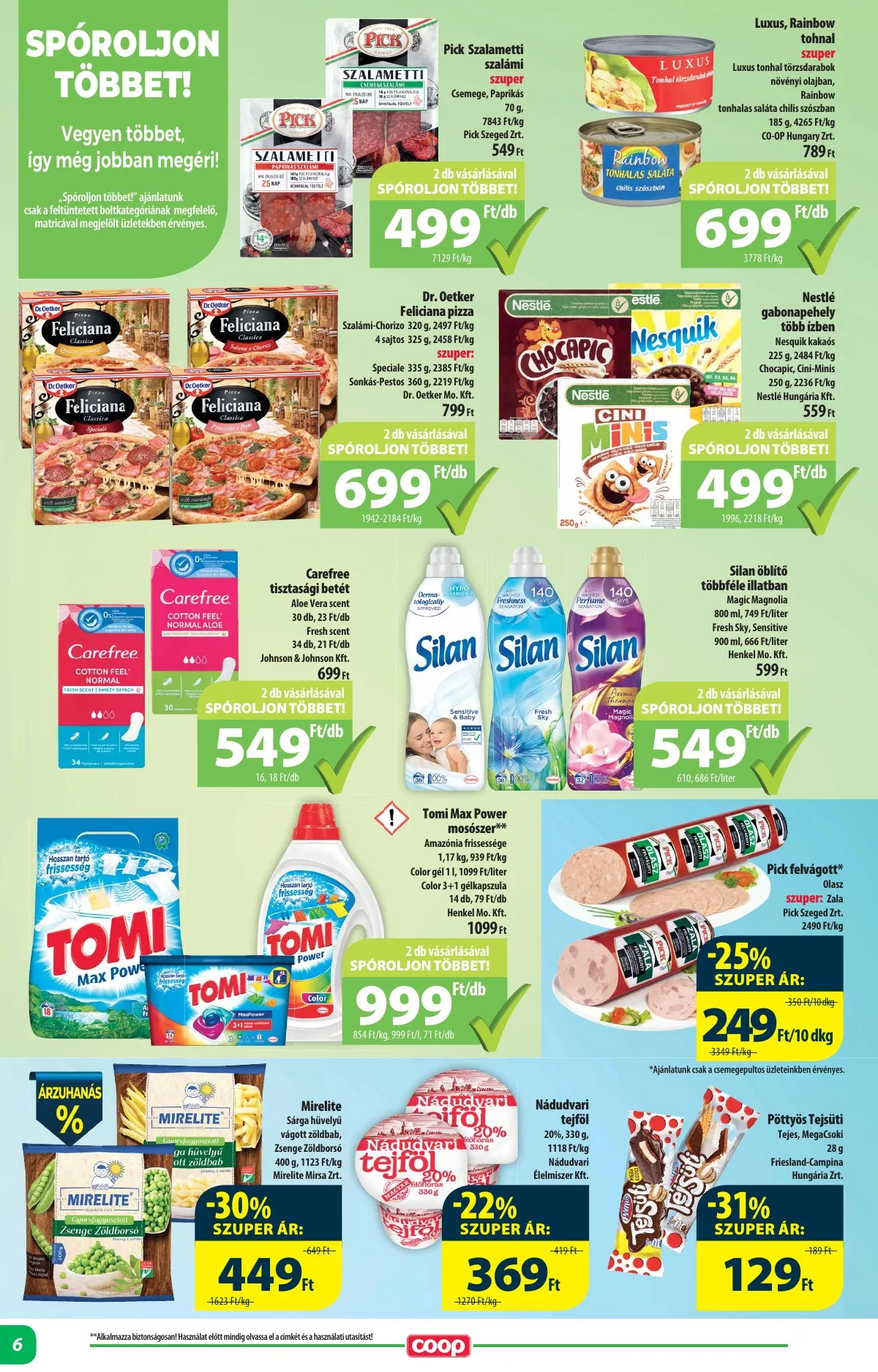 Coop akciós újság Alföld 03.23–03.29 – 6. oldal
