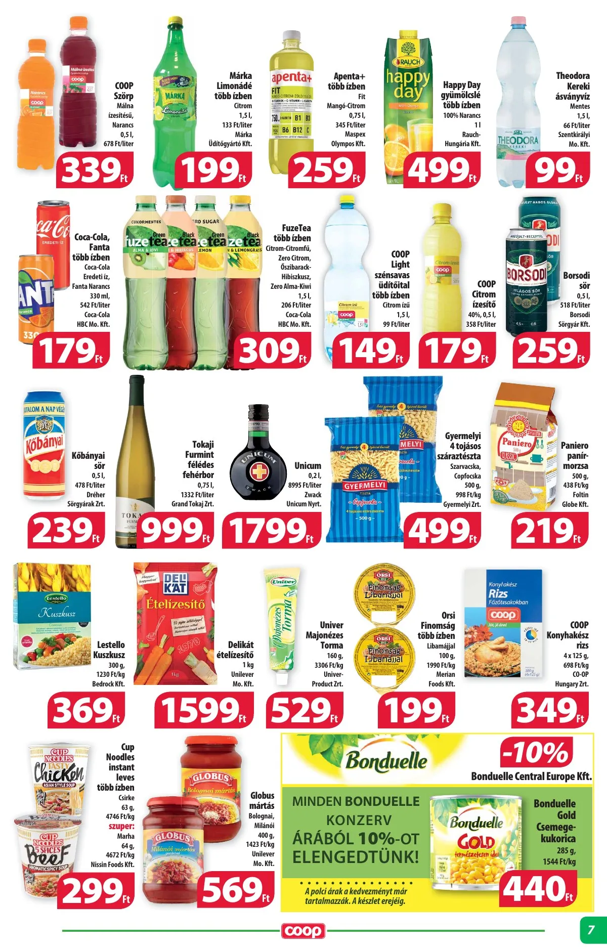 Coop akciós újság Alföld 03.23–03.29 – 7. oldal