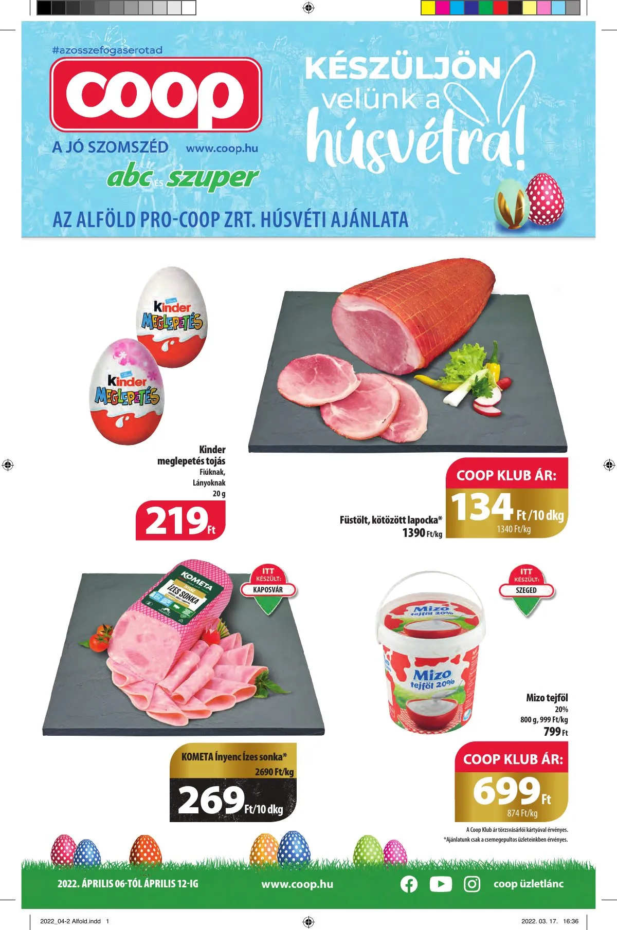 Coop akciós újság Alföld 04.06–04.12