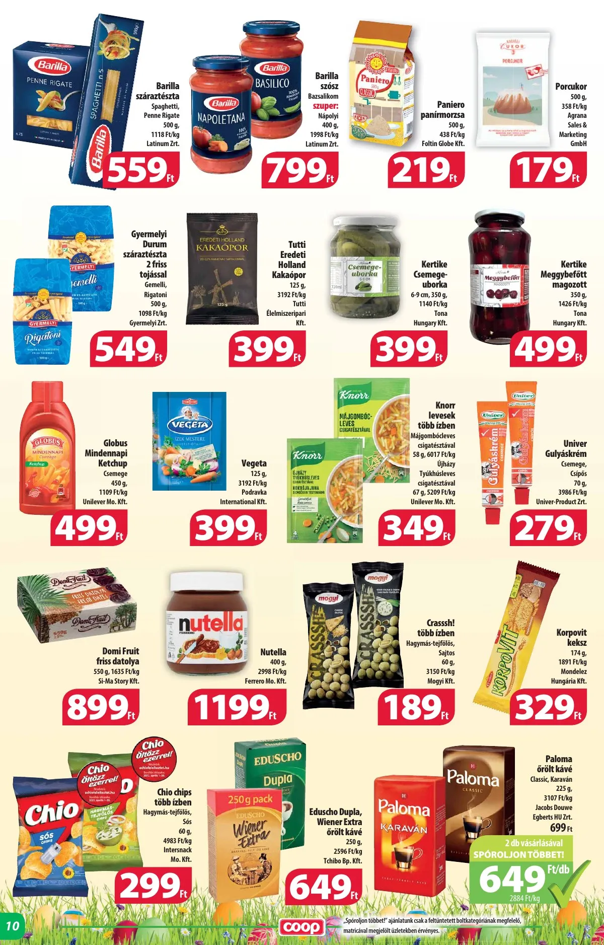 Coop akciós újság Alföld 04.08–04.20 – 10. oldal