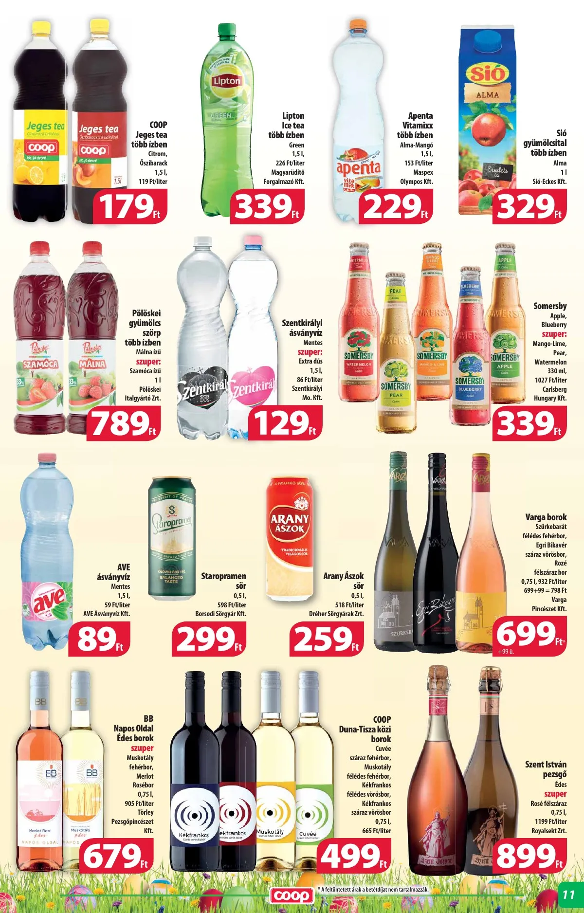 Coop akciós újság Alföld 04.08–04.20 – 11. oldal
