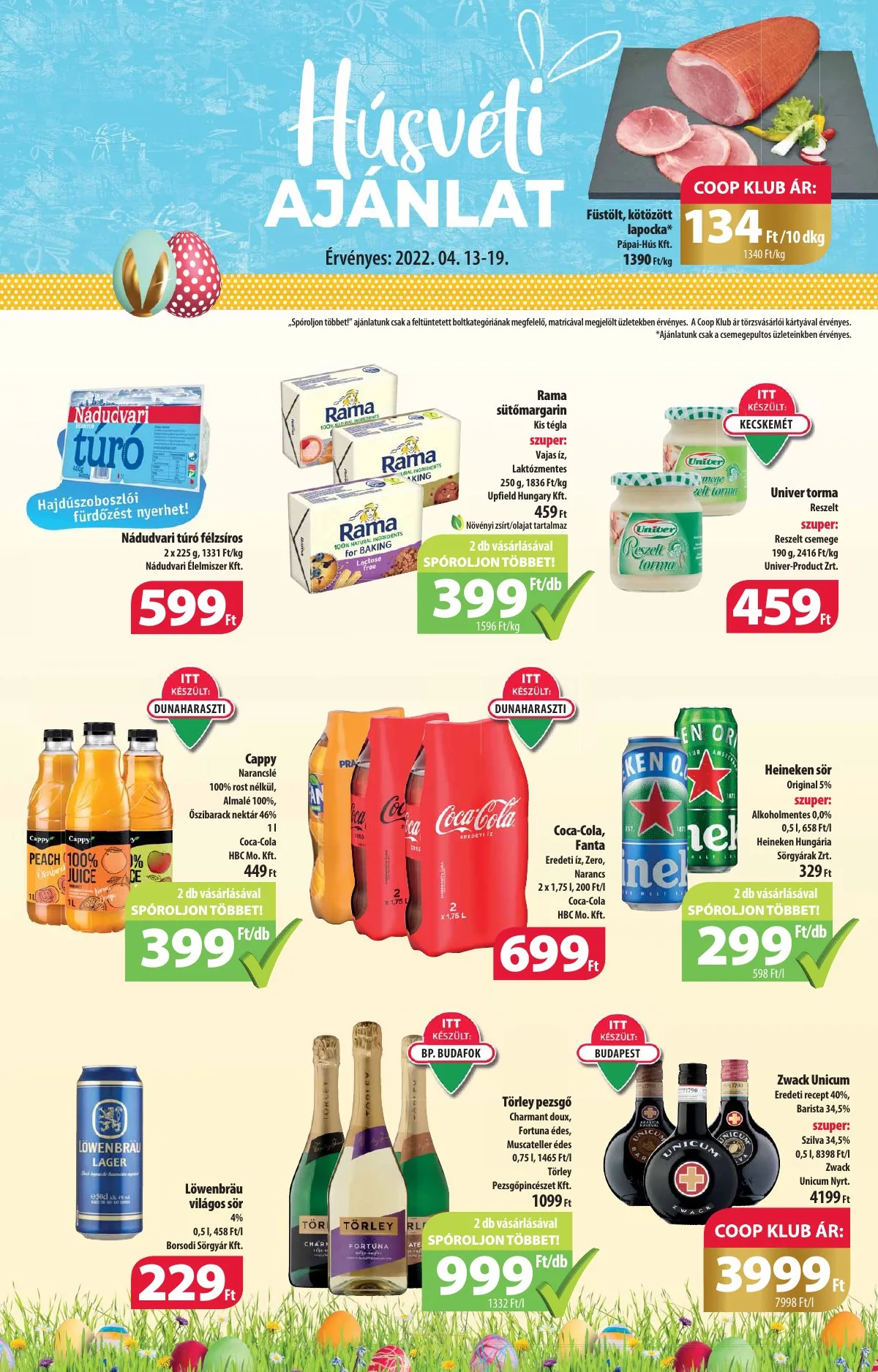 Coop akciós újság Alföld 04.08–04.20 – 6. oldal