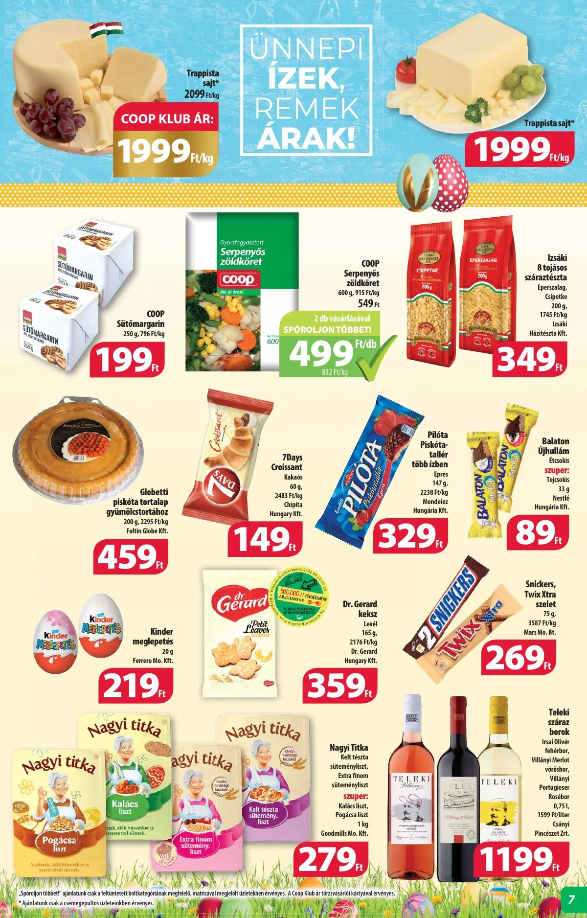 Coop akciós újság Alföld 04.08–04.20 – 7. oldal