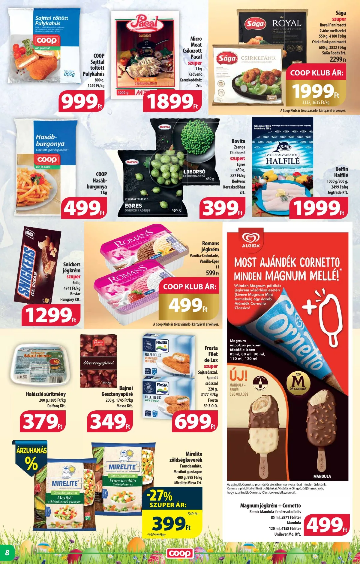 Coop akciós újság Alföld 04.08–04.20 – 8. oldal