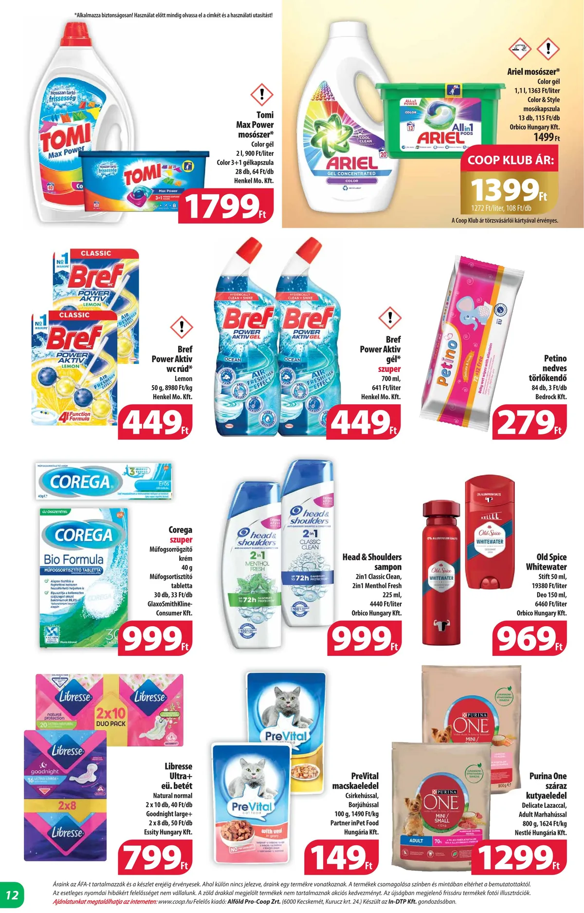 Coop akciós újság Alföld 05.18–05.31 – 12. oldal