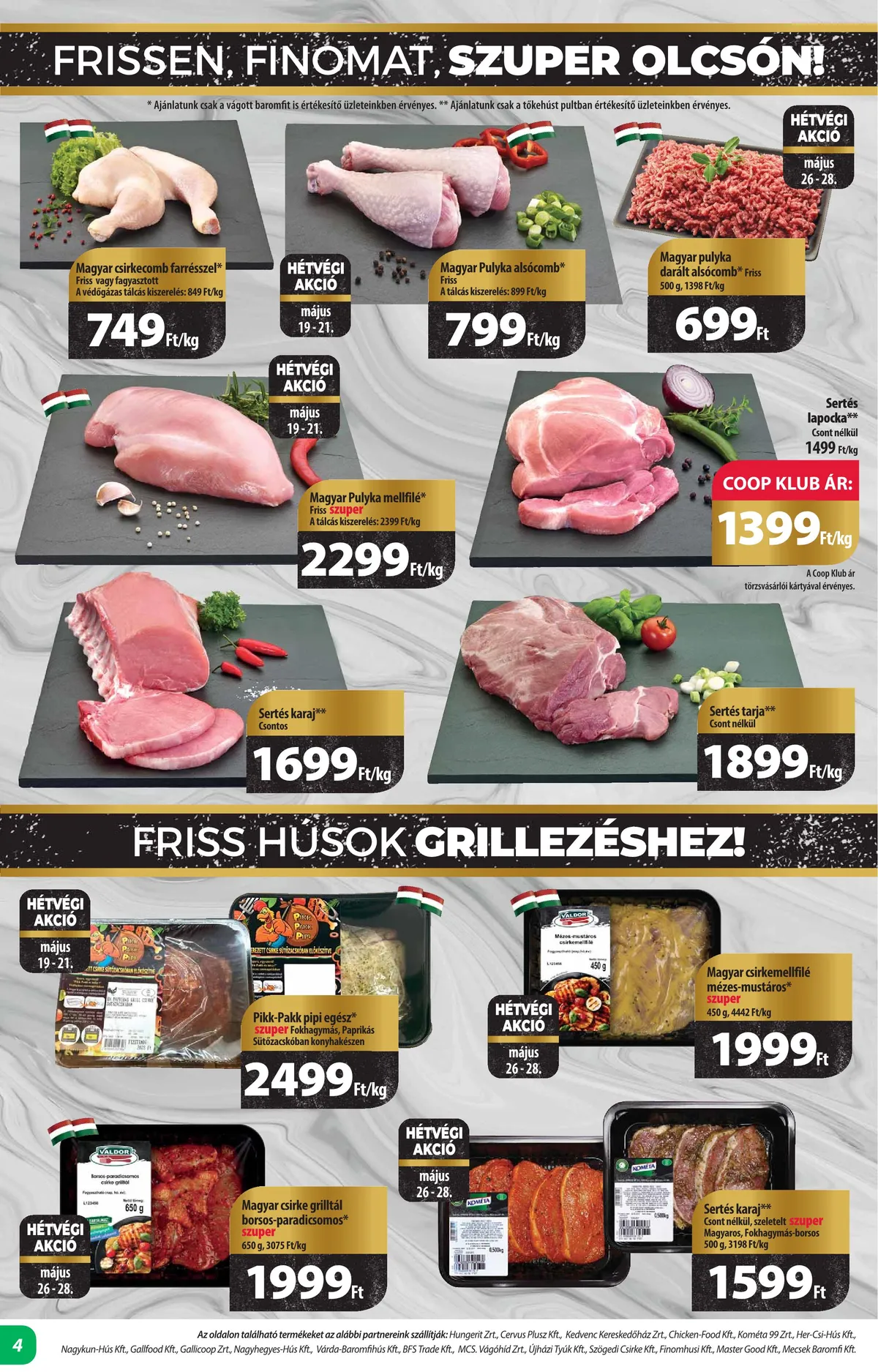 Coop akciós újság Alföld 05.18–05.31 – 4. oldal