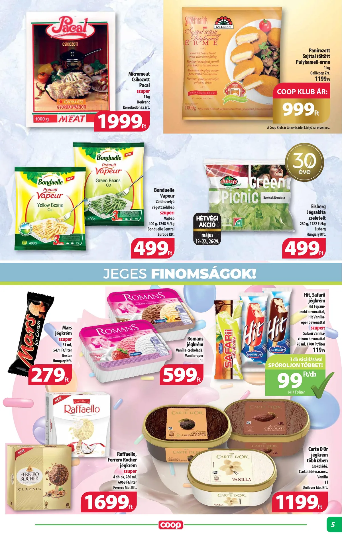 Coop akciós újság Alföld 05.18–05.31 – 5. oldal