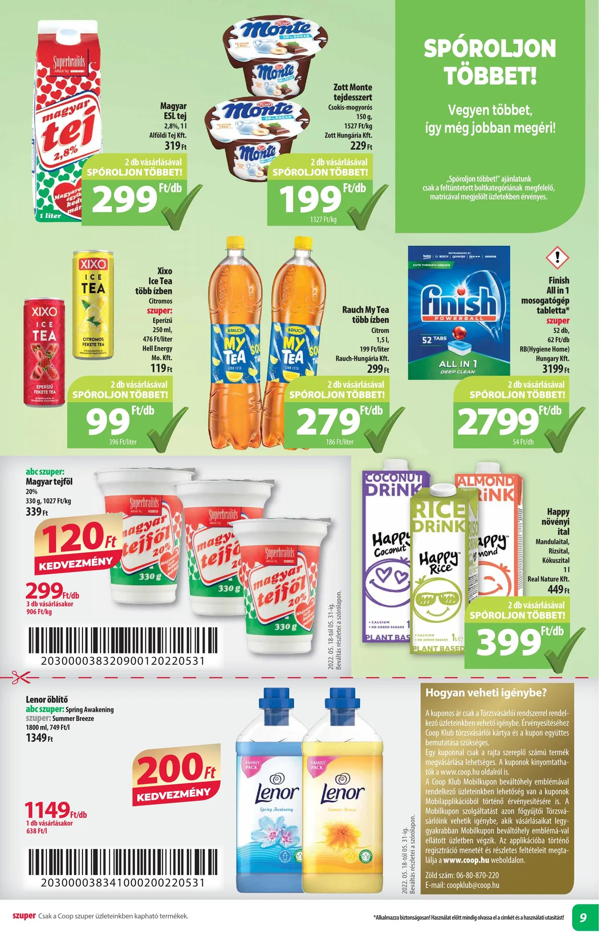 Coop akciós újság Alföld 05.18–05.31 – 9. oldal
