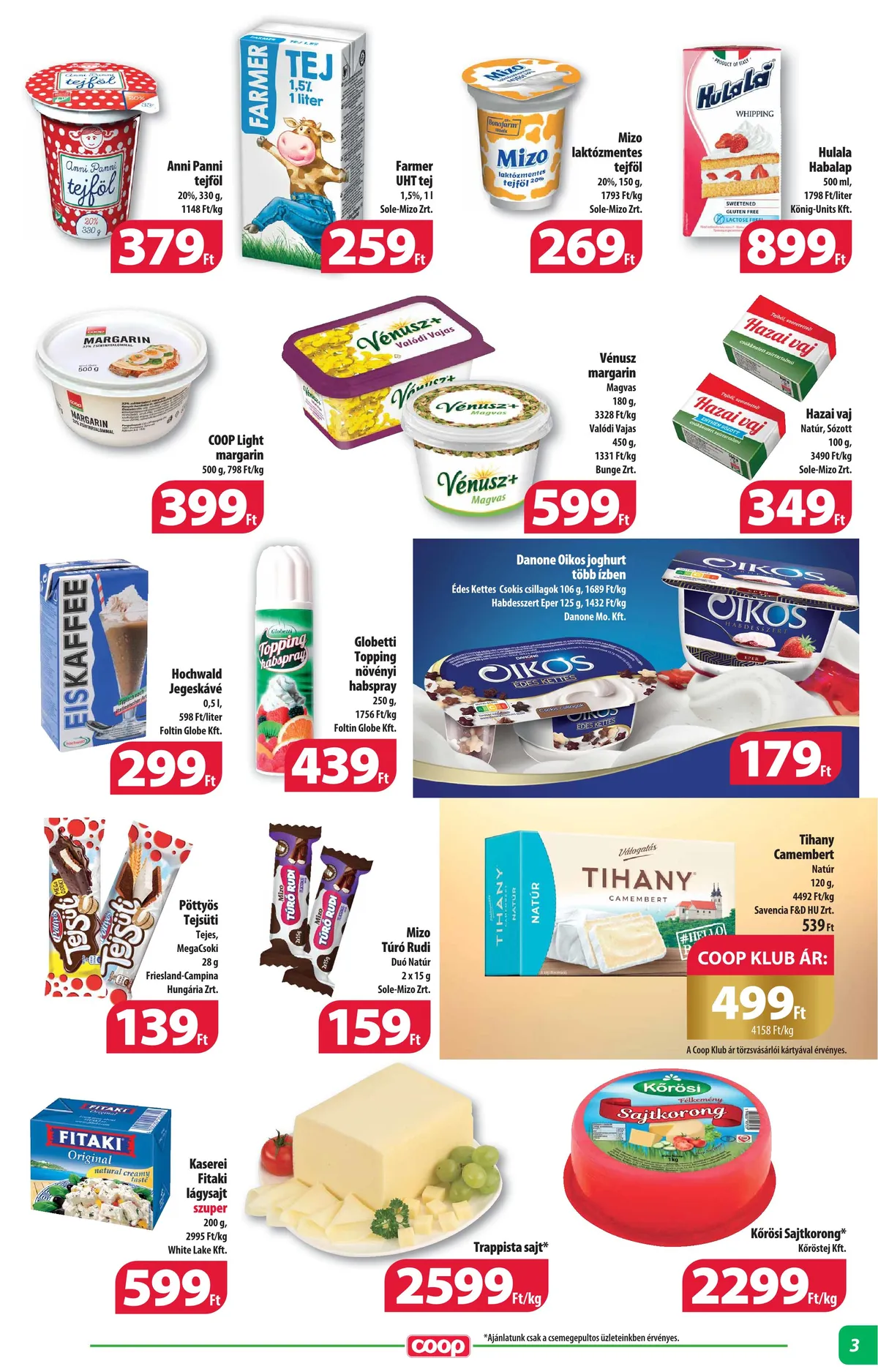 Coop akciós újság Alföld 06.15–06.21 – 3. oldal