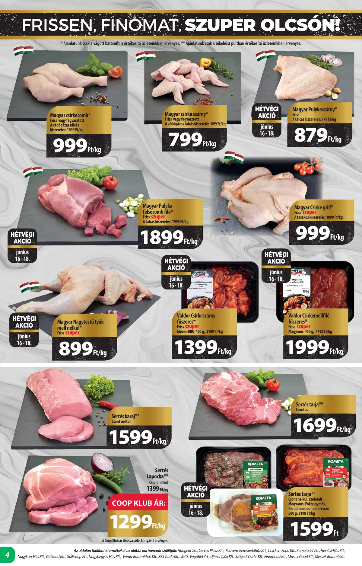 Coop akciós újság Alföld 06.15–06.21 – 4. oldal