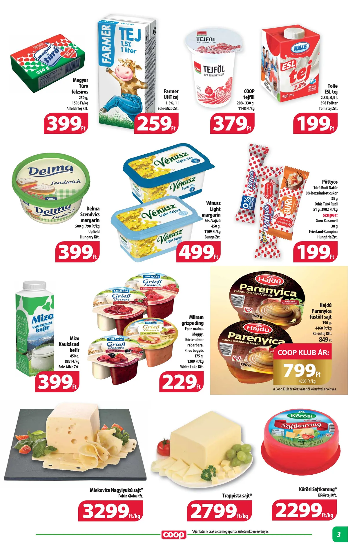Coop akciós újság Alföld 06.22–06.28 – 3. oldal