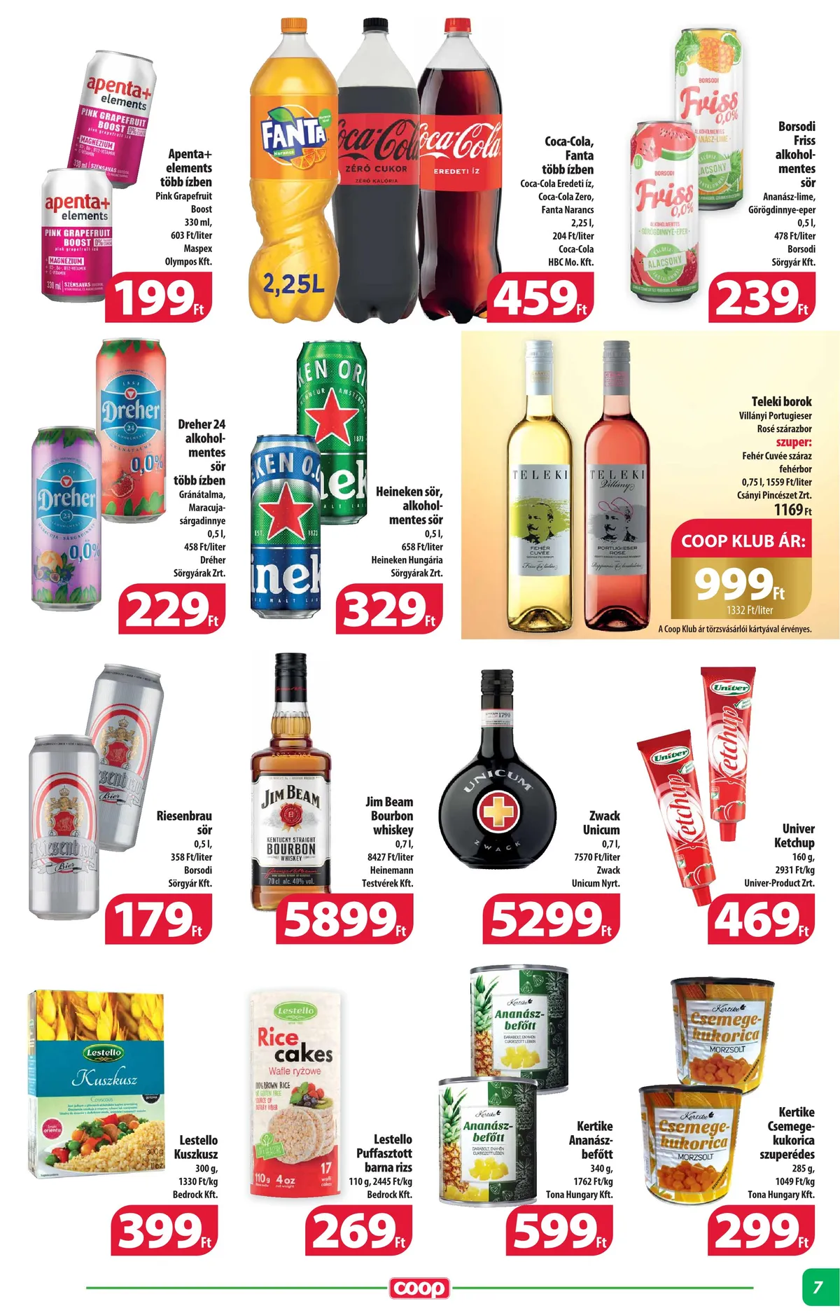 Coop akciós újság Alföld 06.22–06.28 – 7. oldal