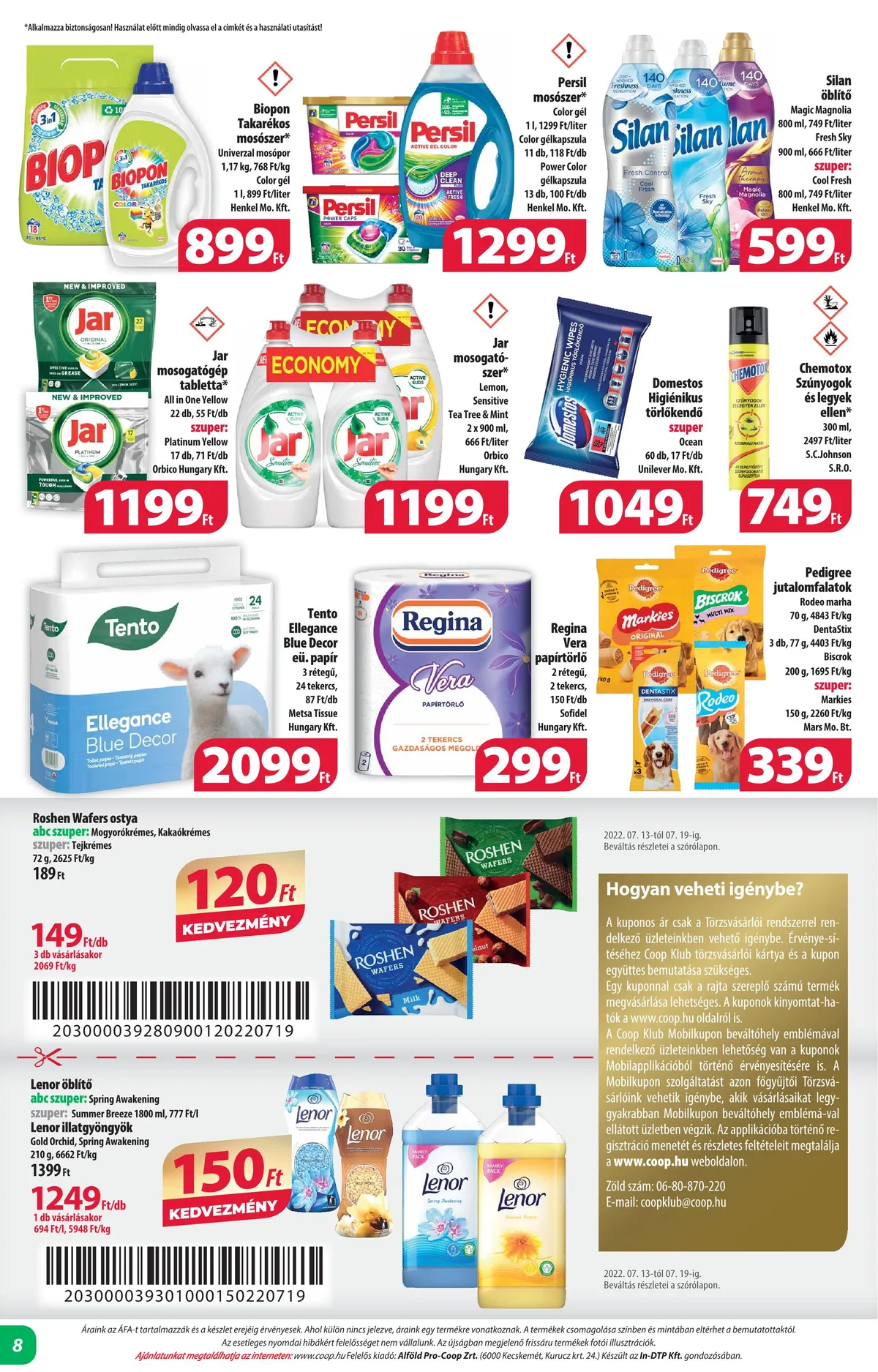 Coop akciós újság Alföld 07.13–07.19 – 8. oldal