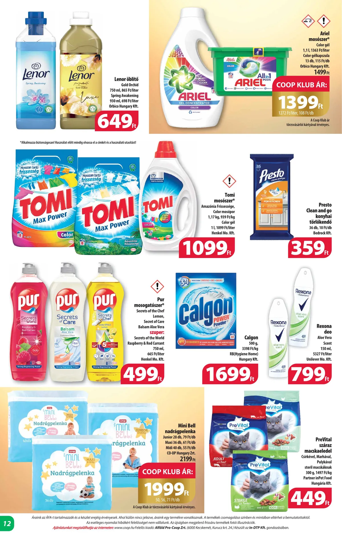 Coop akciós újság Alföld 07.20–08.02 – 12. oldal