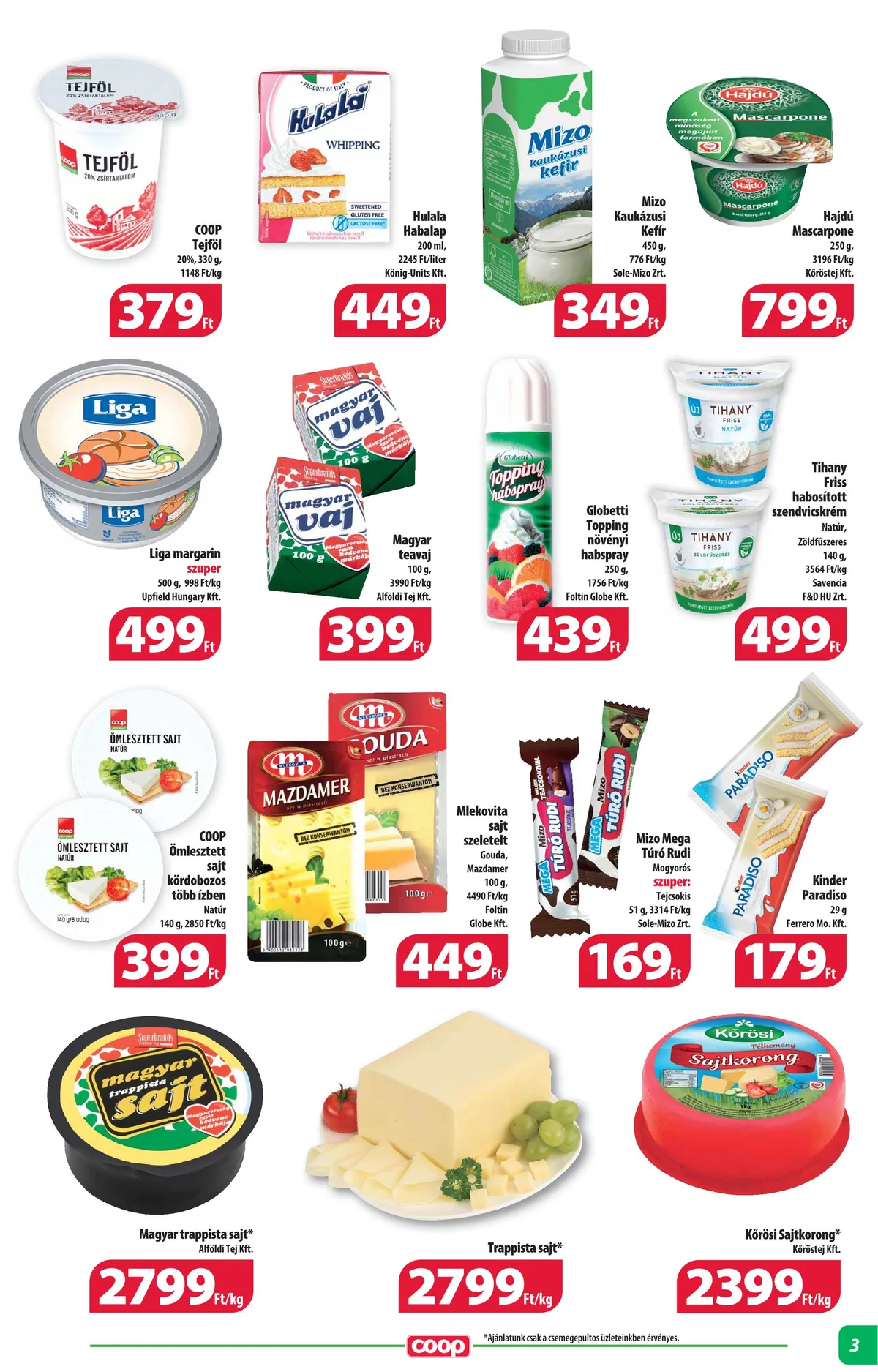 Coop akciós újság Alföld 07.20–08.02 – 3. oldal
