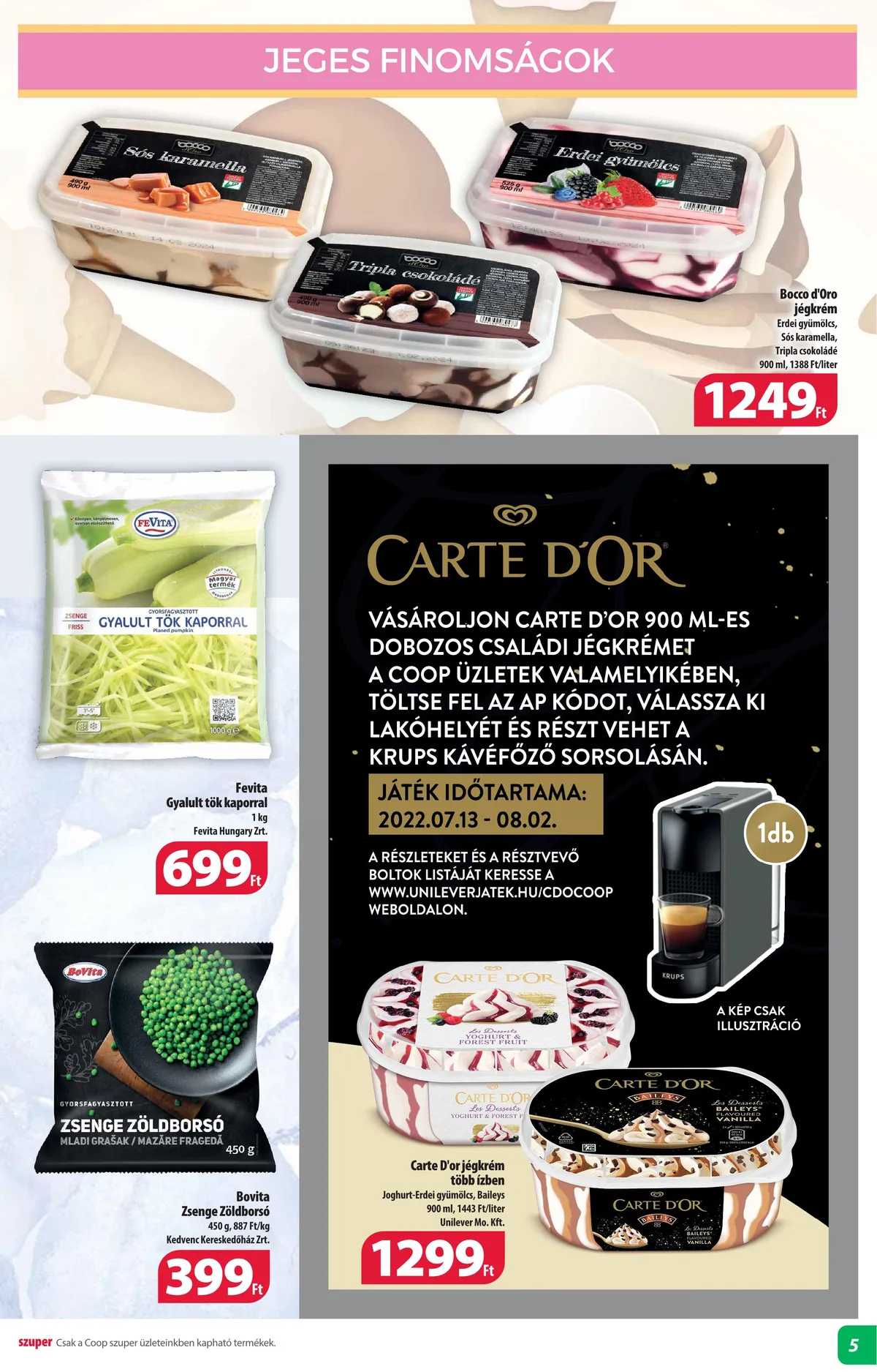 Coop akciós újság Alföld 07.20–08.02 – 5. oldal