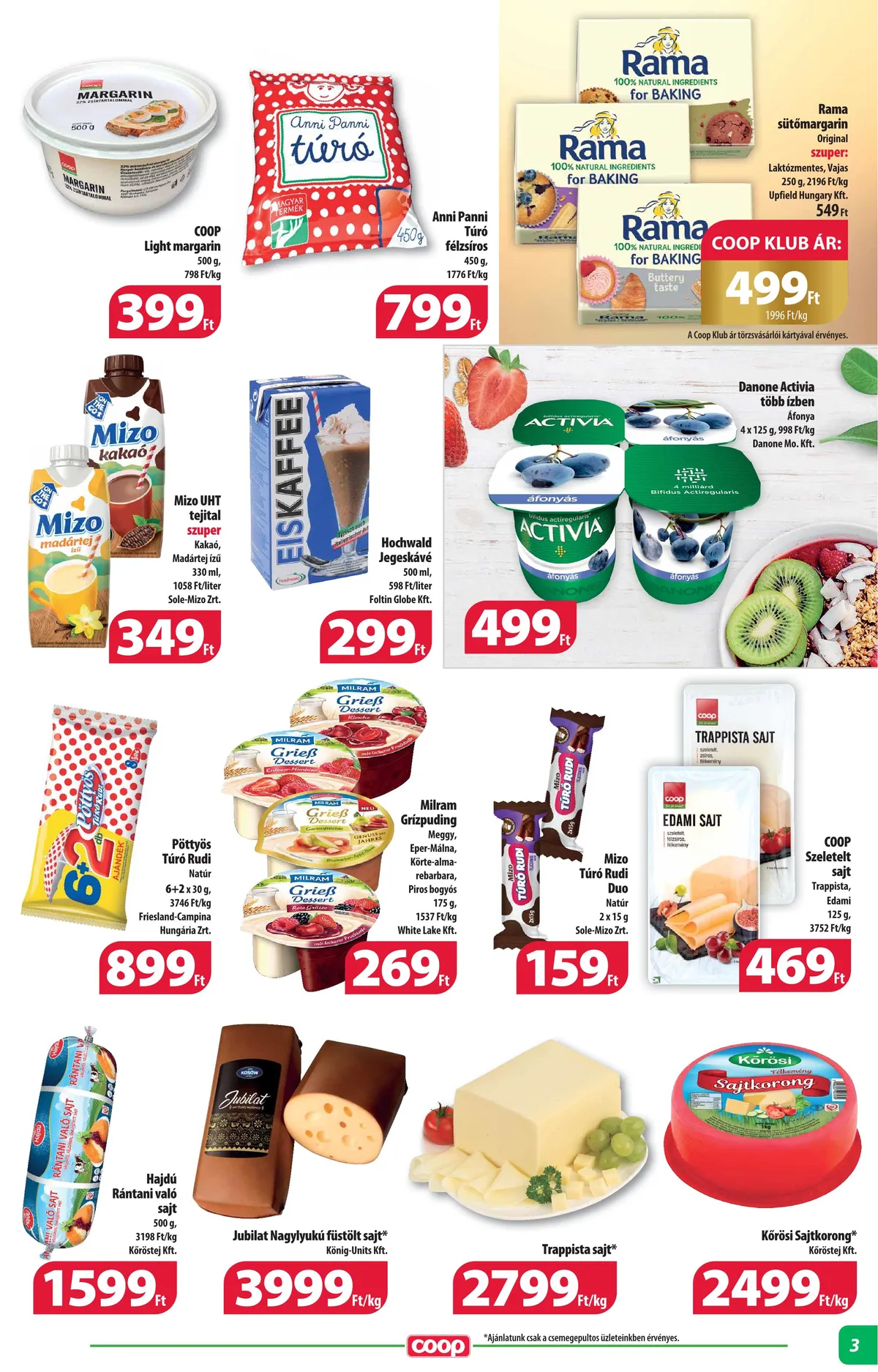 Coop akciós újság Alföld 08.17–08.23 – 3. oldal
