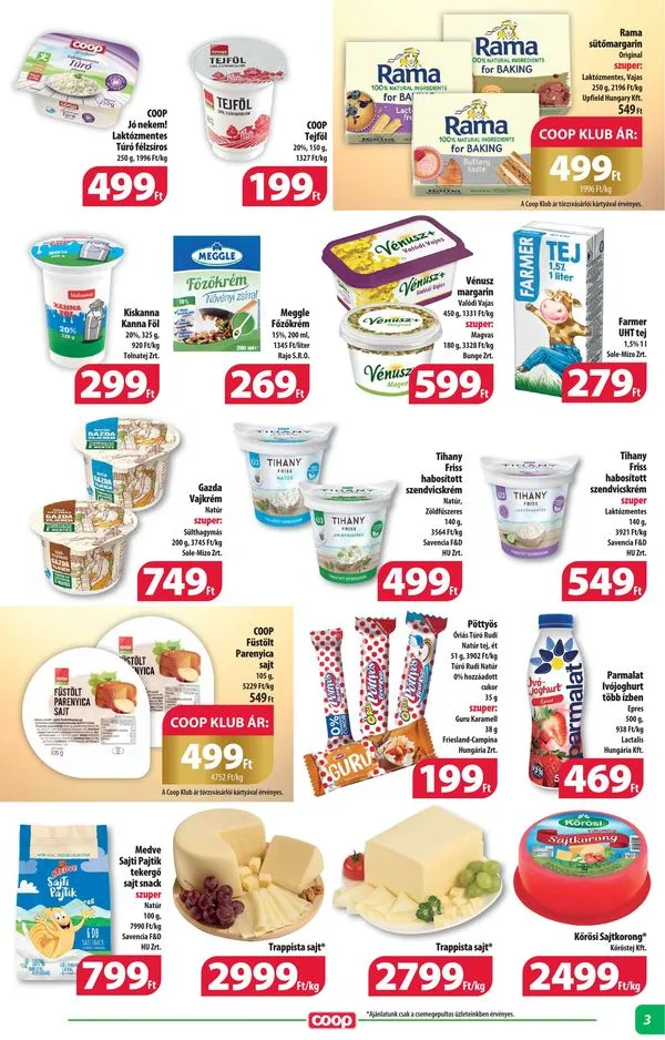 Coop akciós újság Alföld 08.24–08.30 – 3. oldal