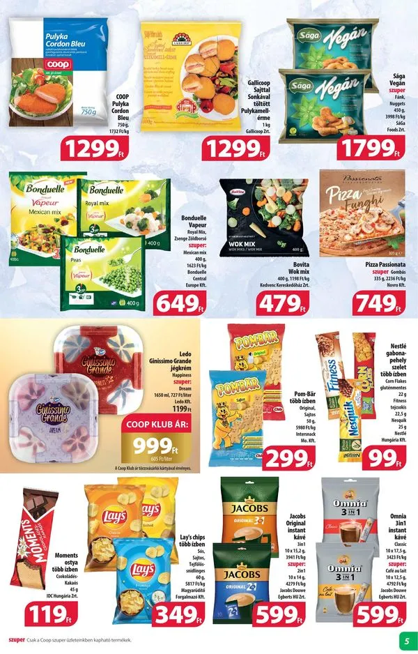 Coop akciós újság Alföld 08.24–08.30 – 5. oldal