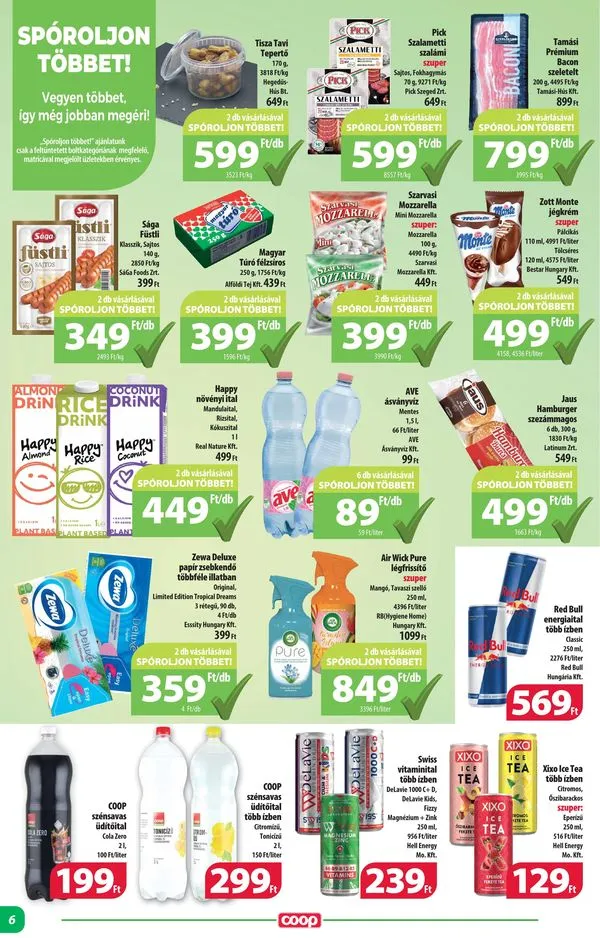 Coop akciós újság Alföld 08.24–08.30 – 6. oldal