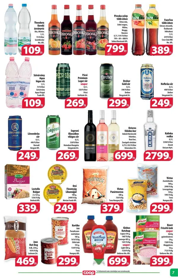 Coop akciós újság Alföld 08.24–08.30 – 7. oldal