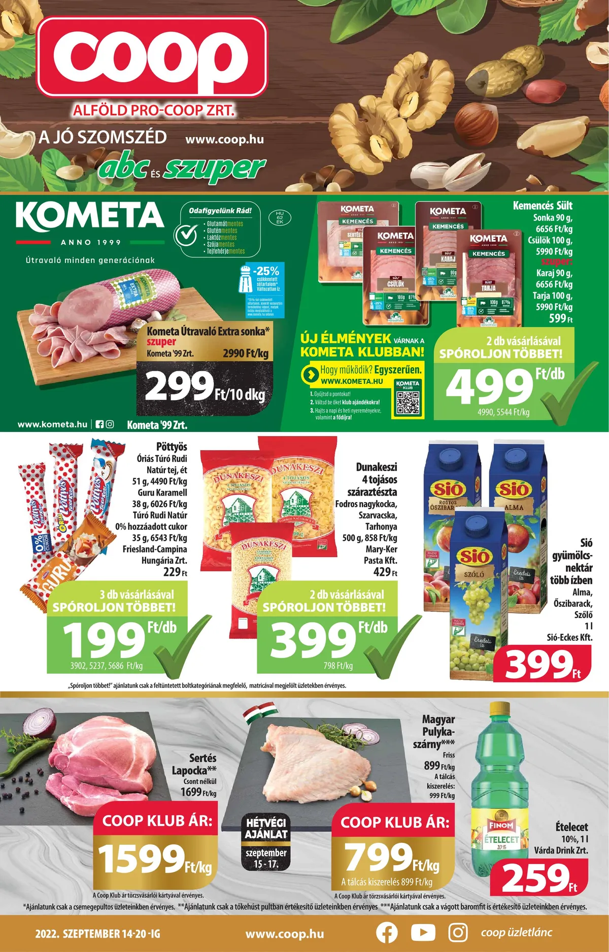 Coop akciós újság Alföld 09.14–09.20